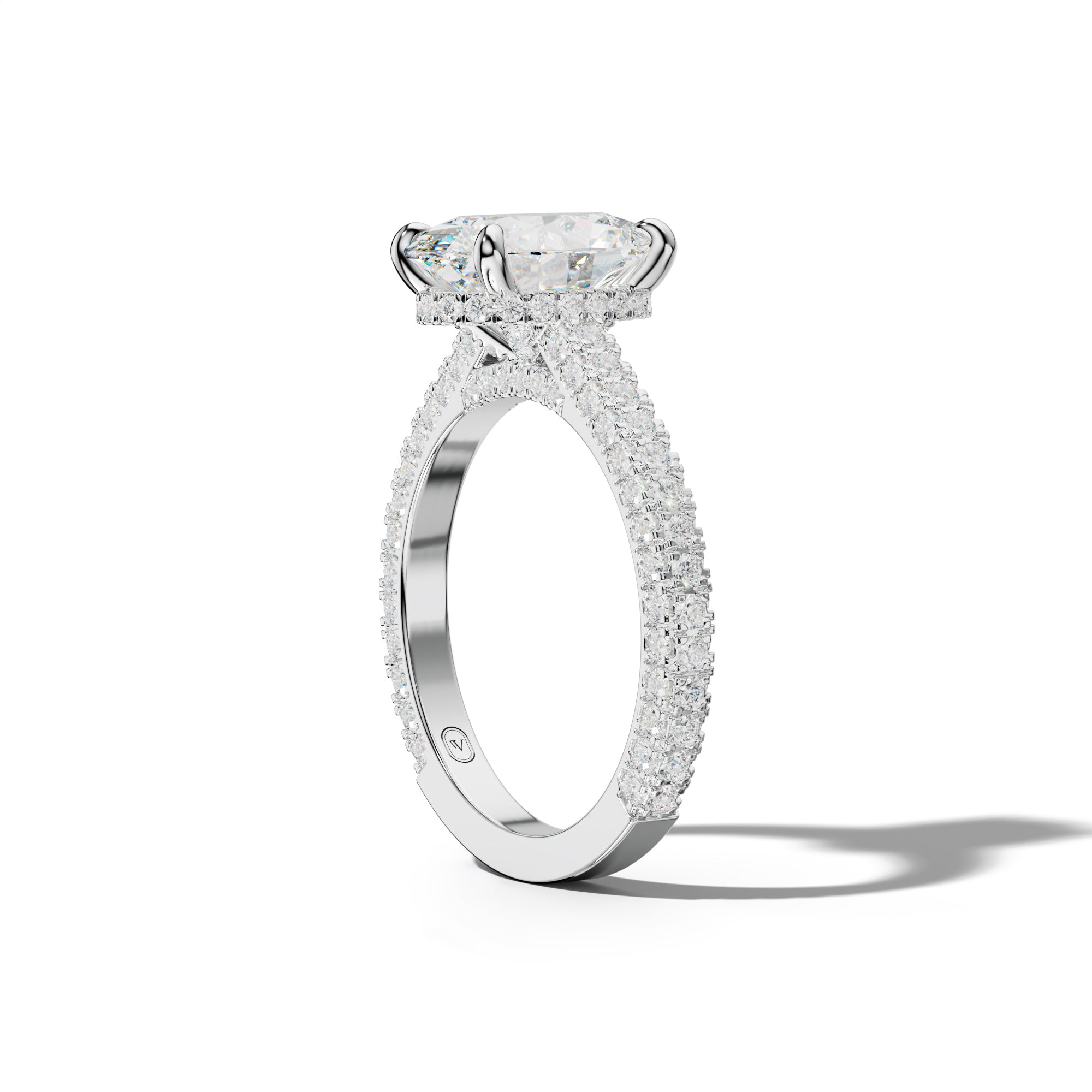 Michelle Oval Diamond Engagement Ring