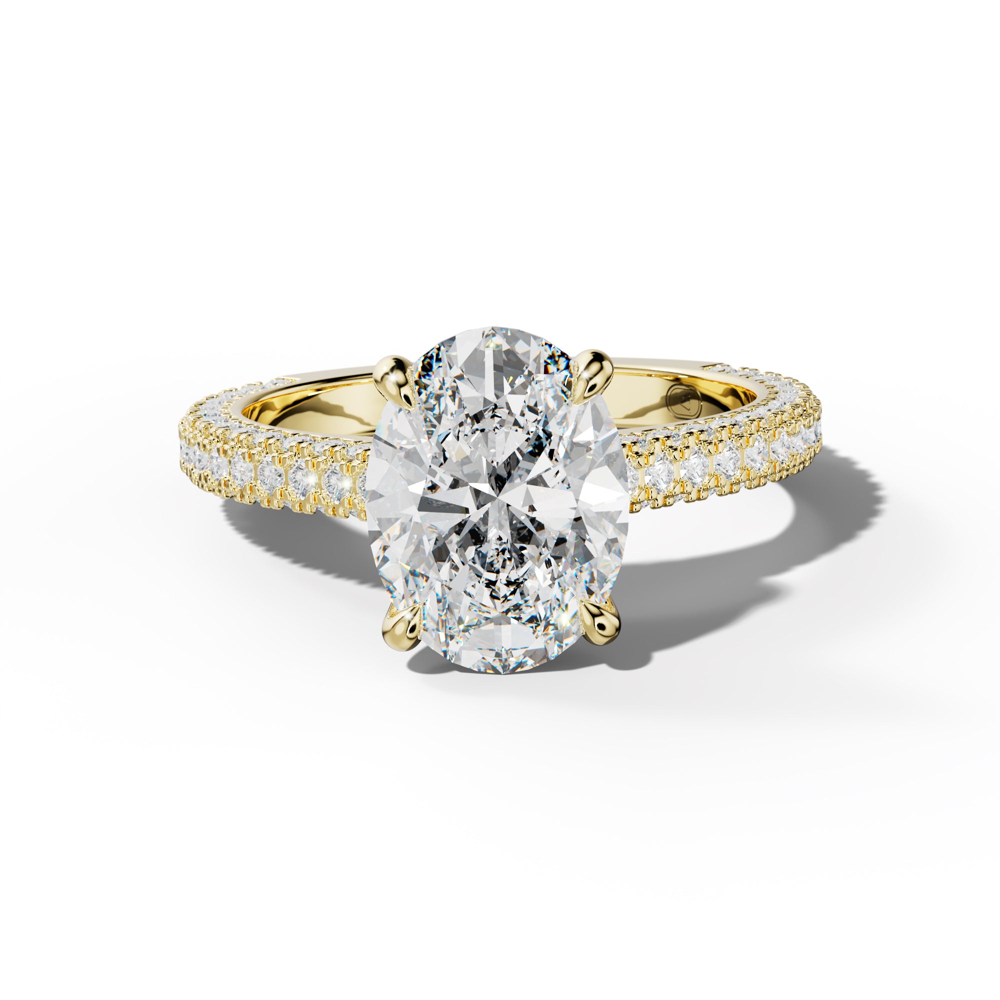 Michelle Oval Diamond Engagement Ring