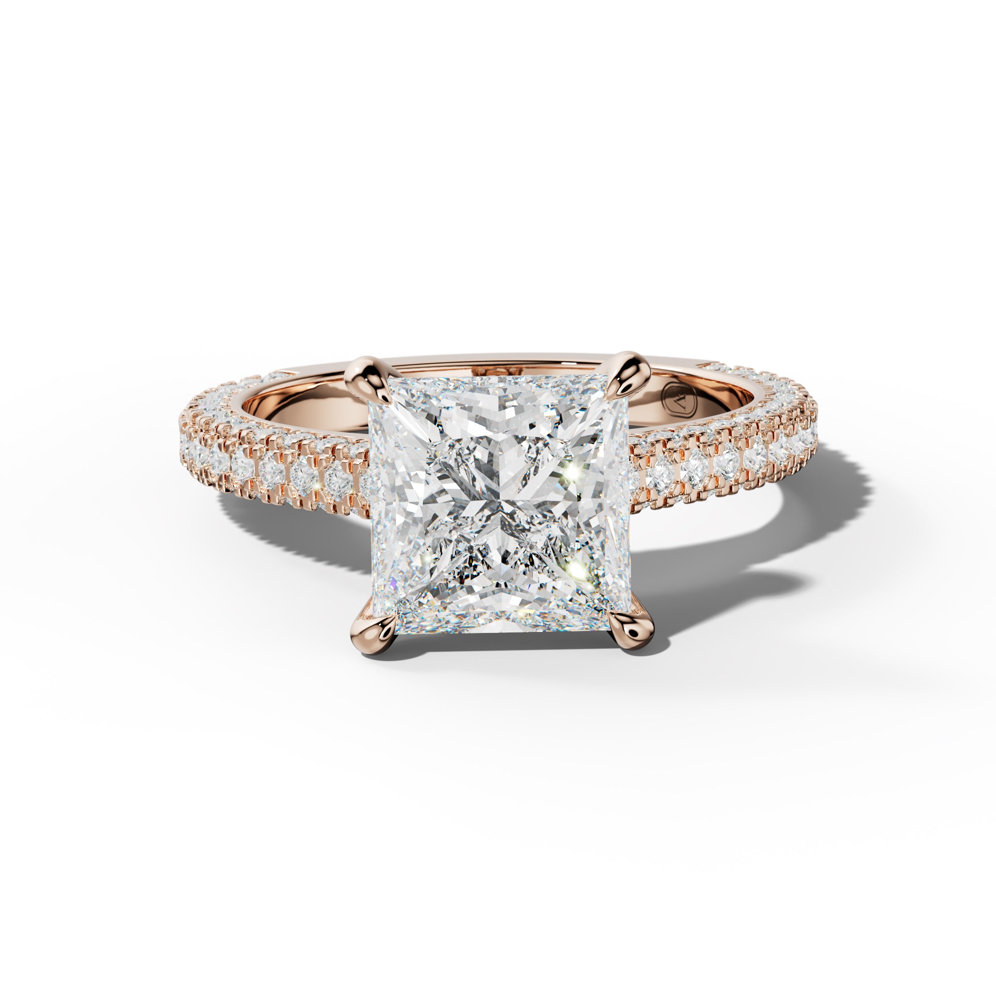 Michelle Princess Cut Engagement Ring