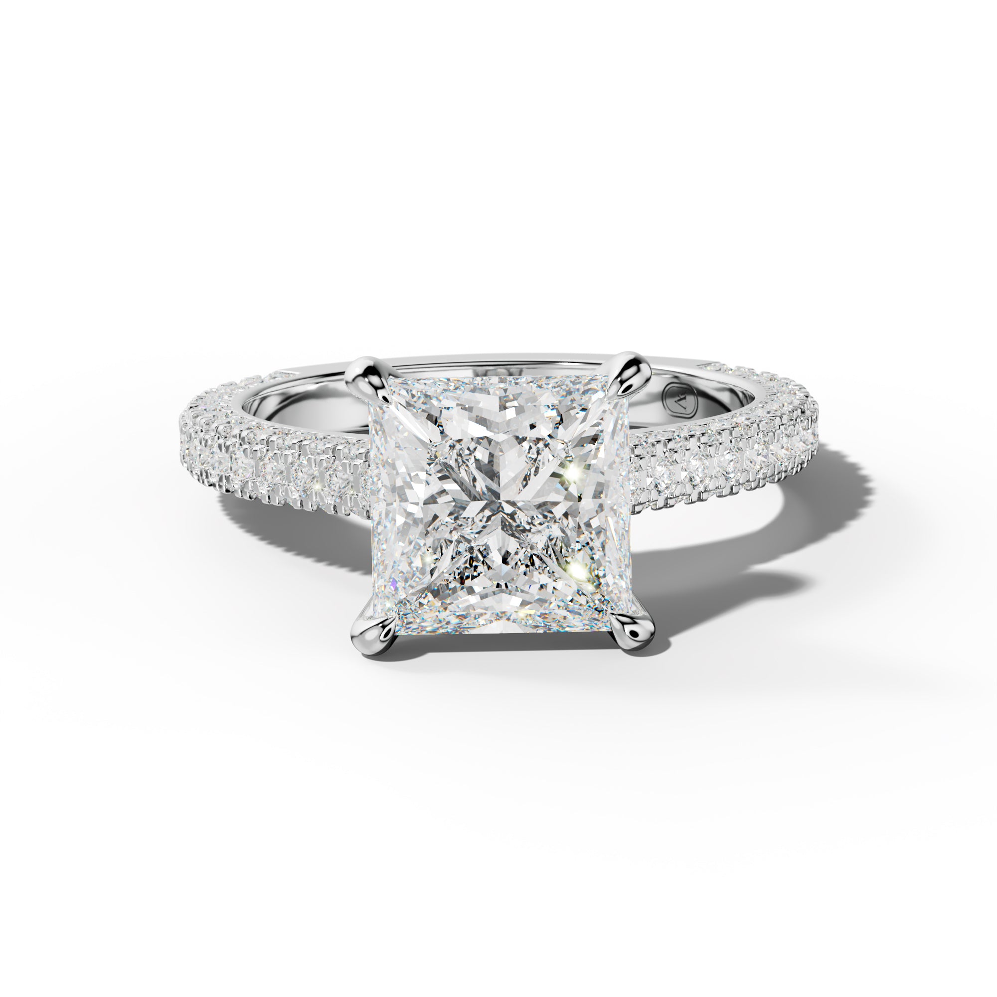 Michelle Princess Cut Engagement Ring
