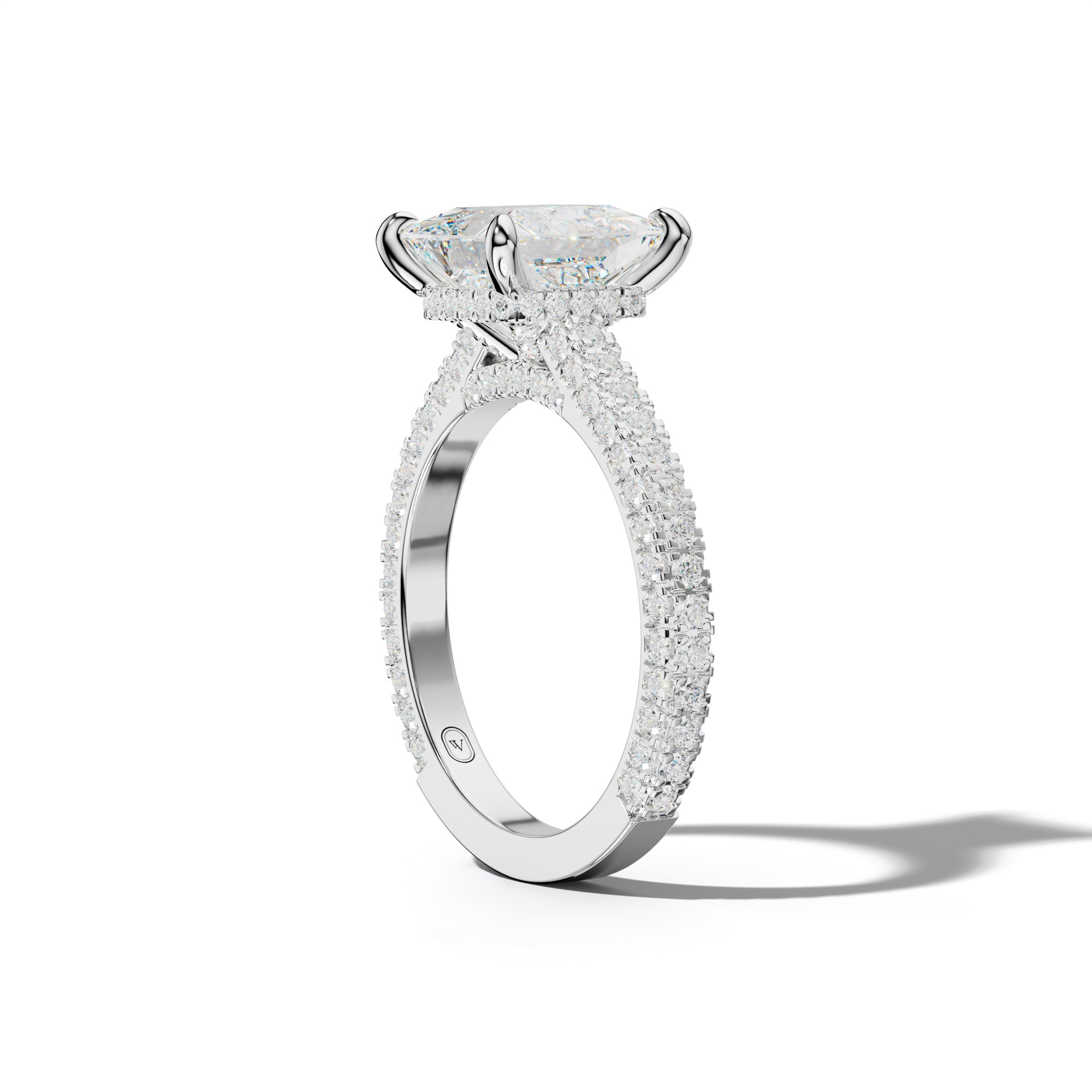 Michelle Princess Cut Engagement Ring