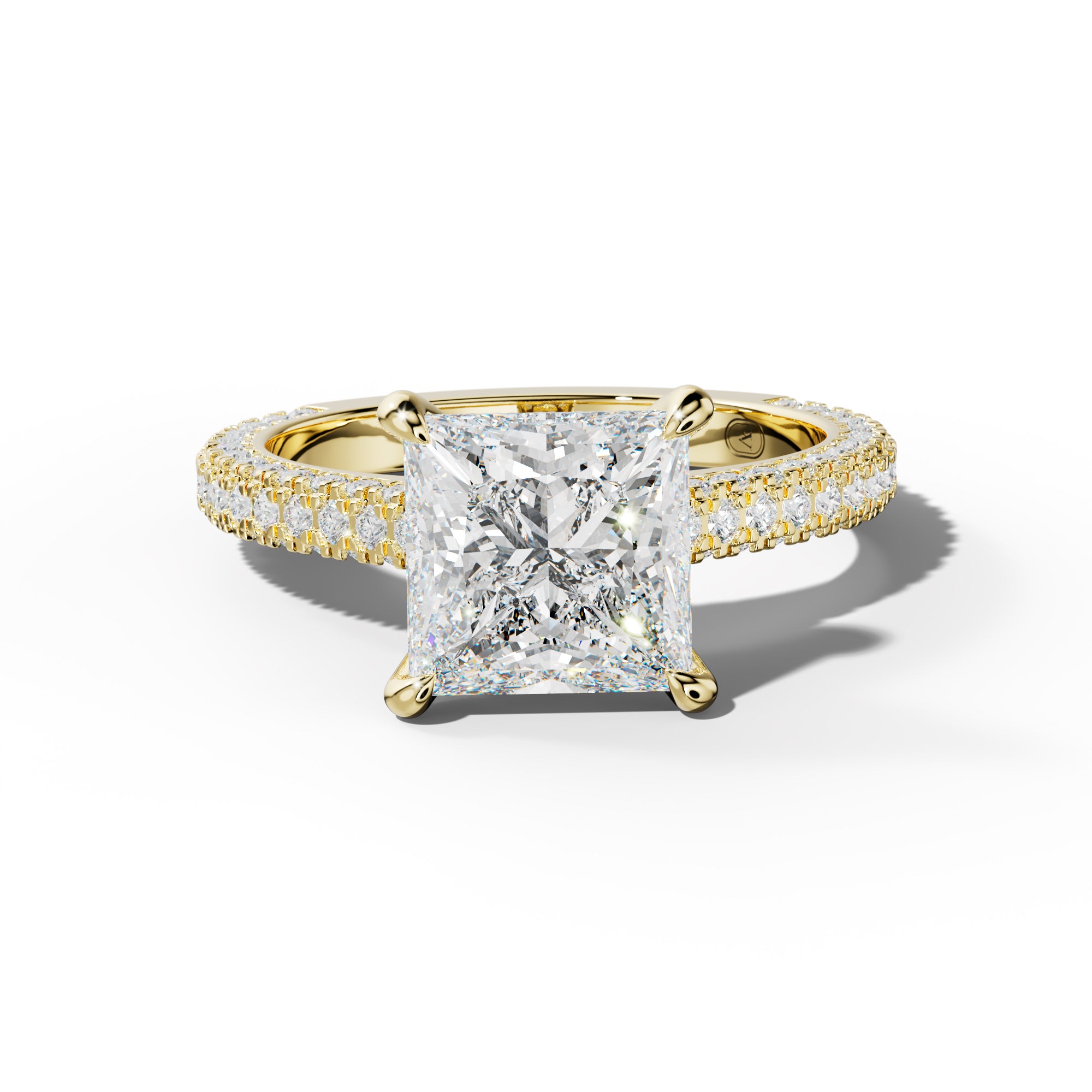 Michelle Princess Cut Engagement Ring