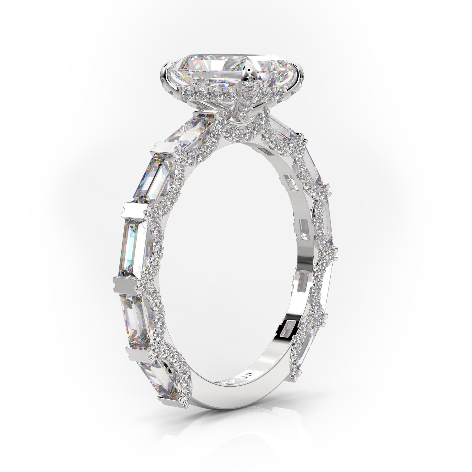 Francesca Radiant Diamond Engagement Ring