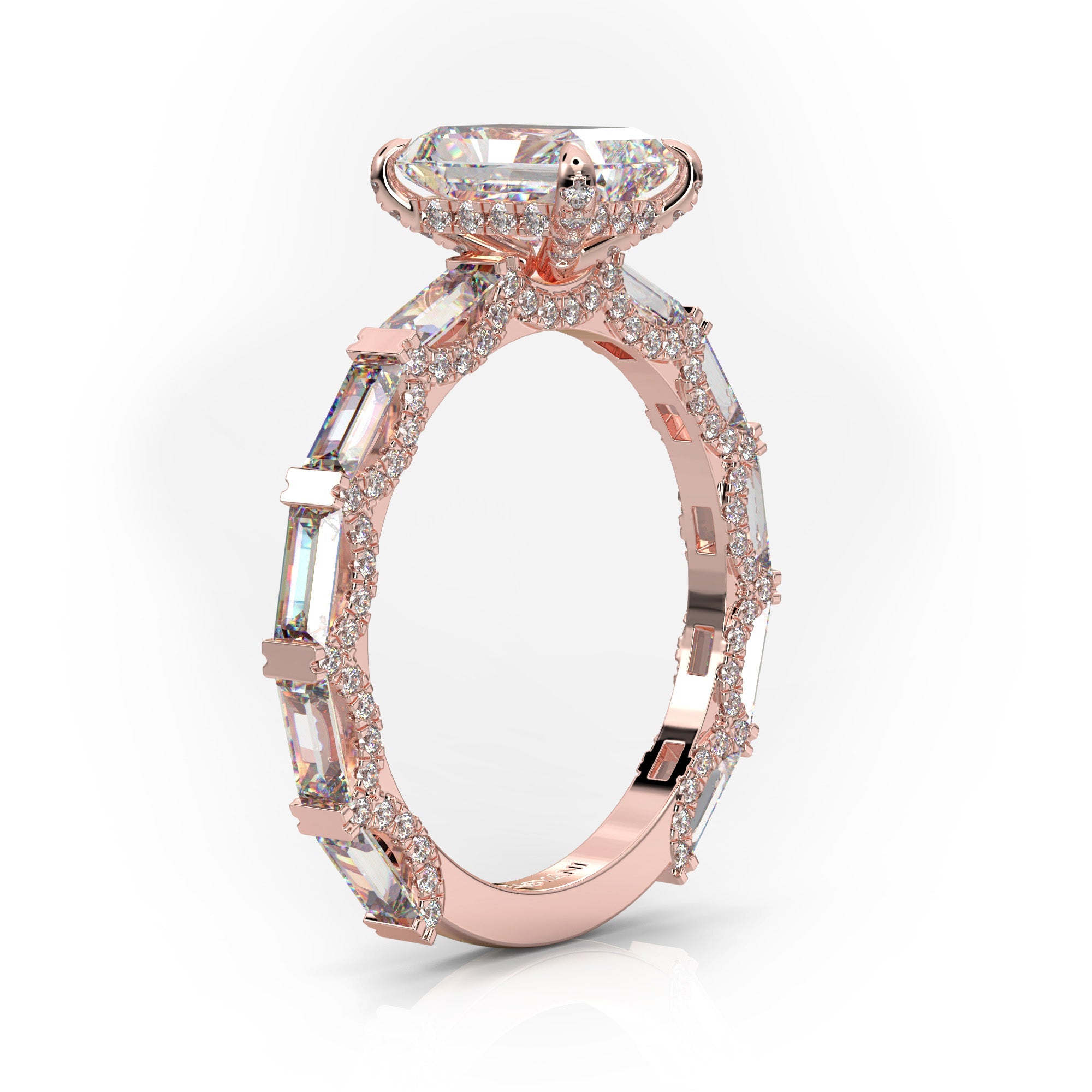 Francesca Radiant Lab Grown Diamond Engagement Ring IGI Certified