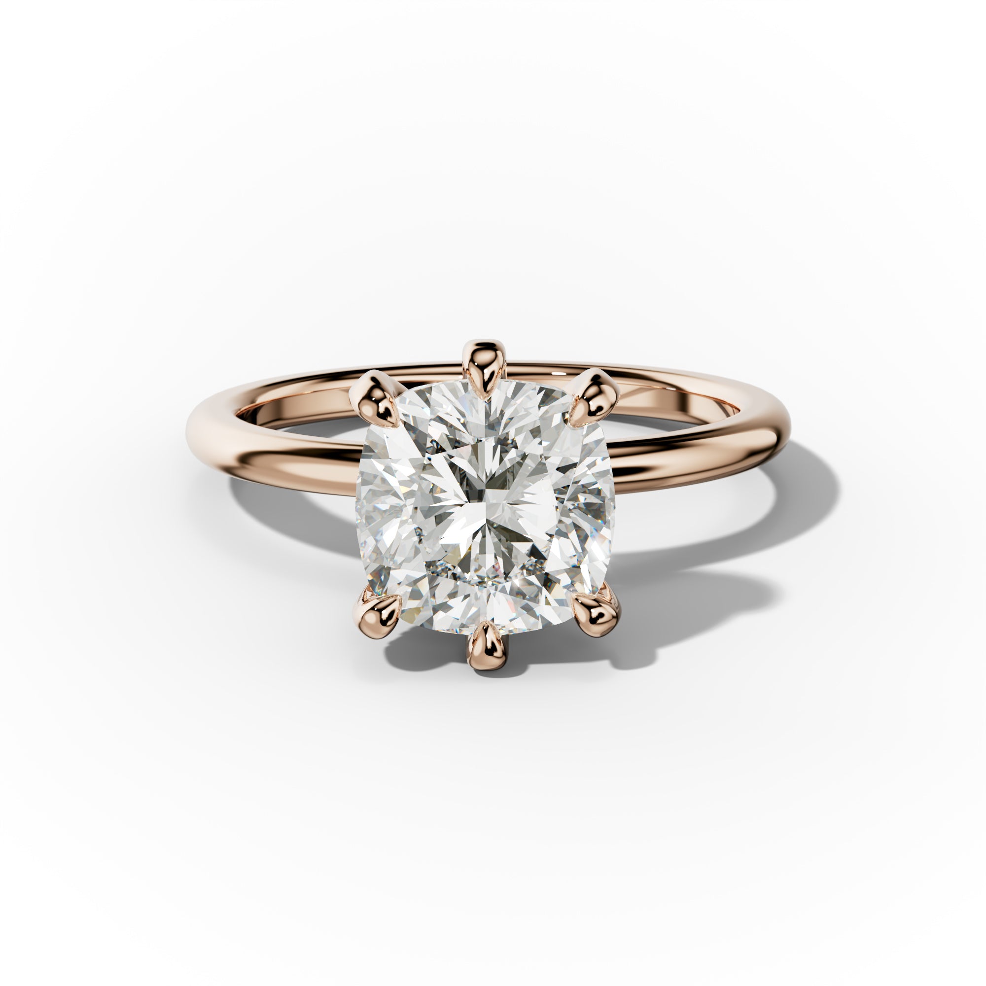 Zoey Cushion Cut Engagement Ring