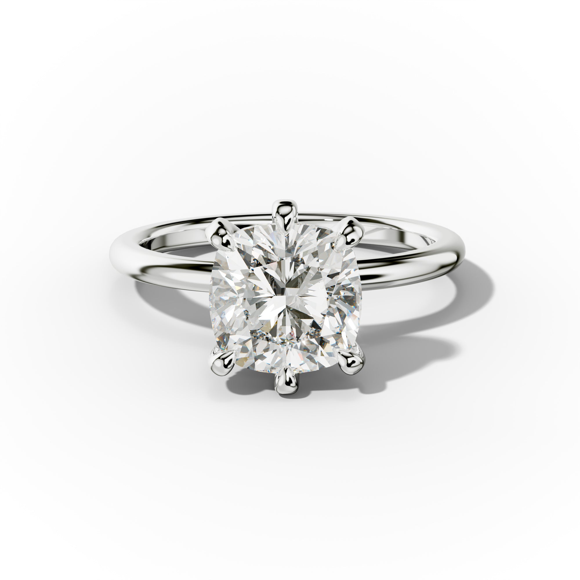 Zoey Cushion Cut Engagement Ring