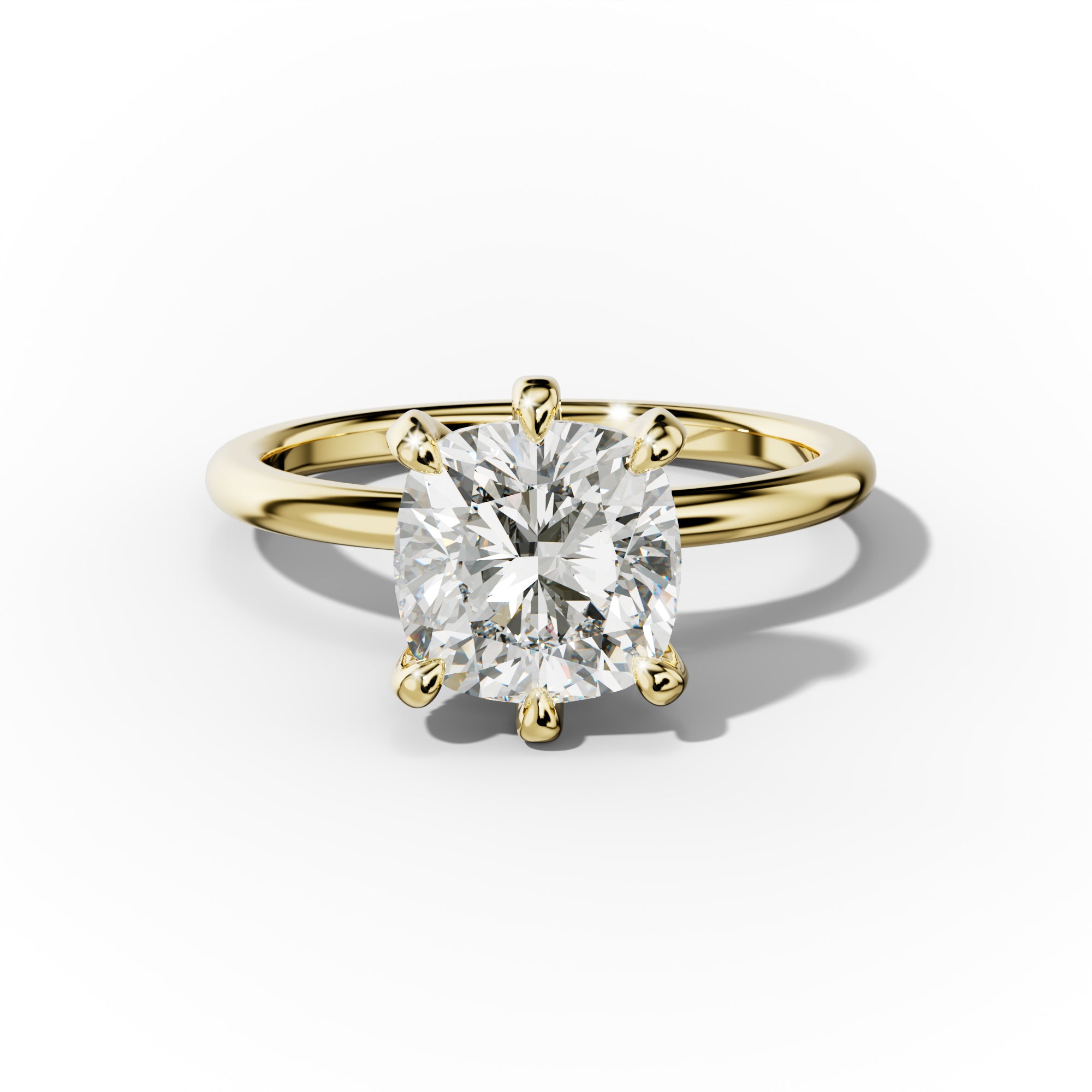 Zoey Cushion Cut Engagement Ring
