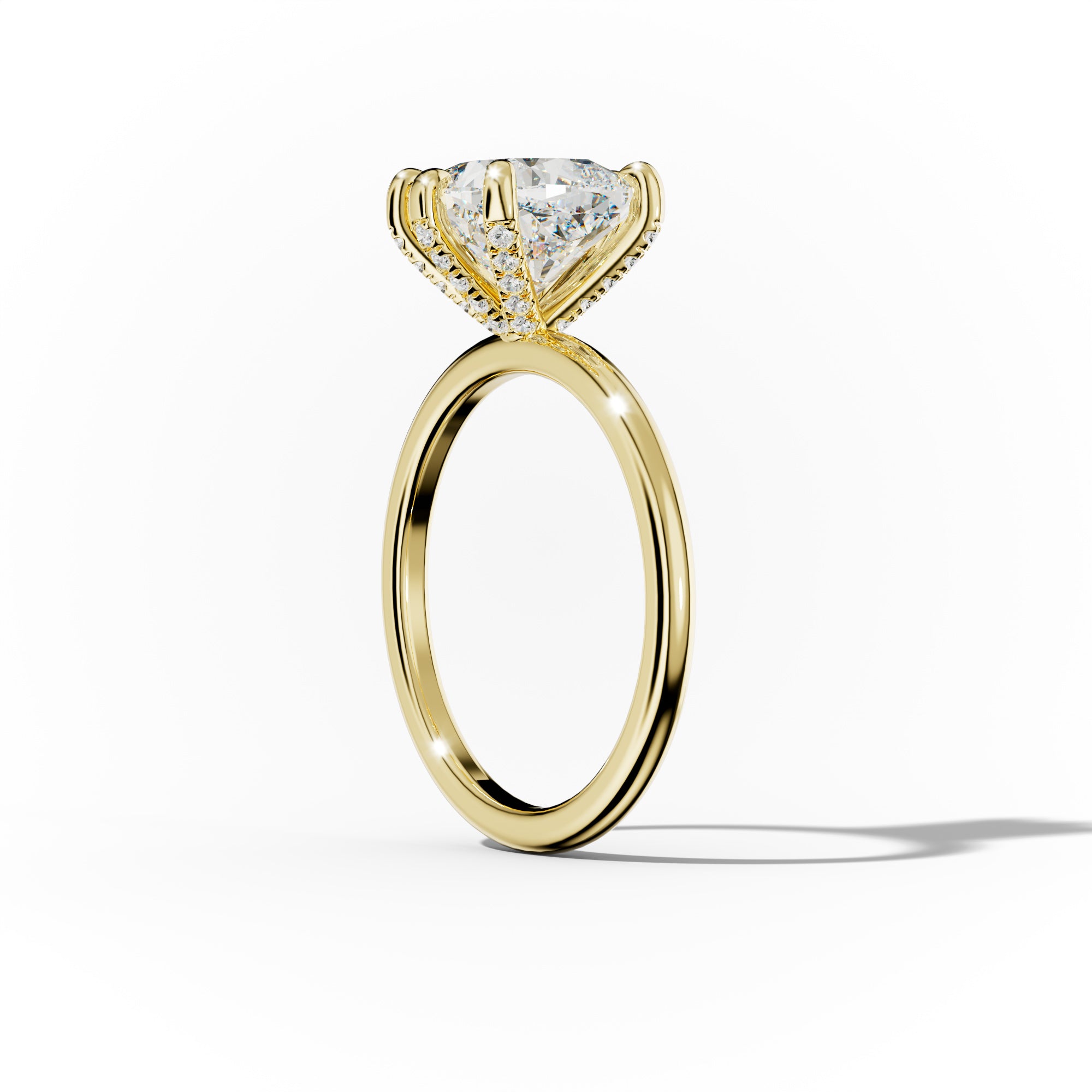 Zoey Cushion Cut Engagement Ring