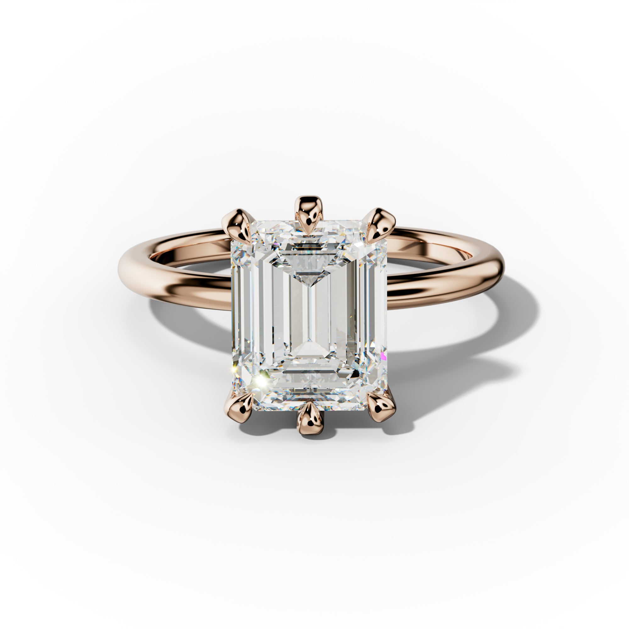 Zoey Emerald Cut Engagement Ring