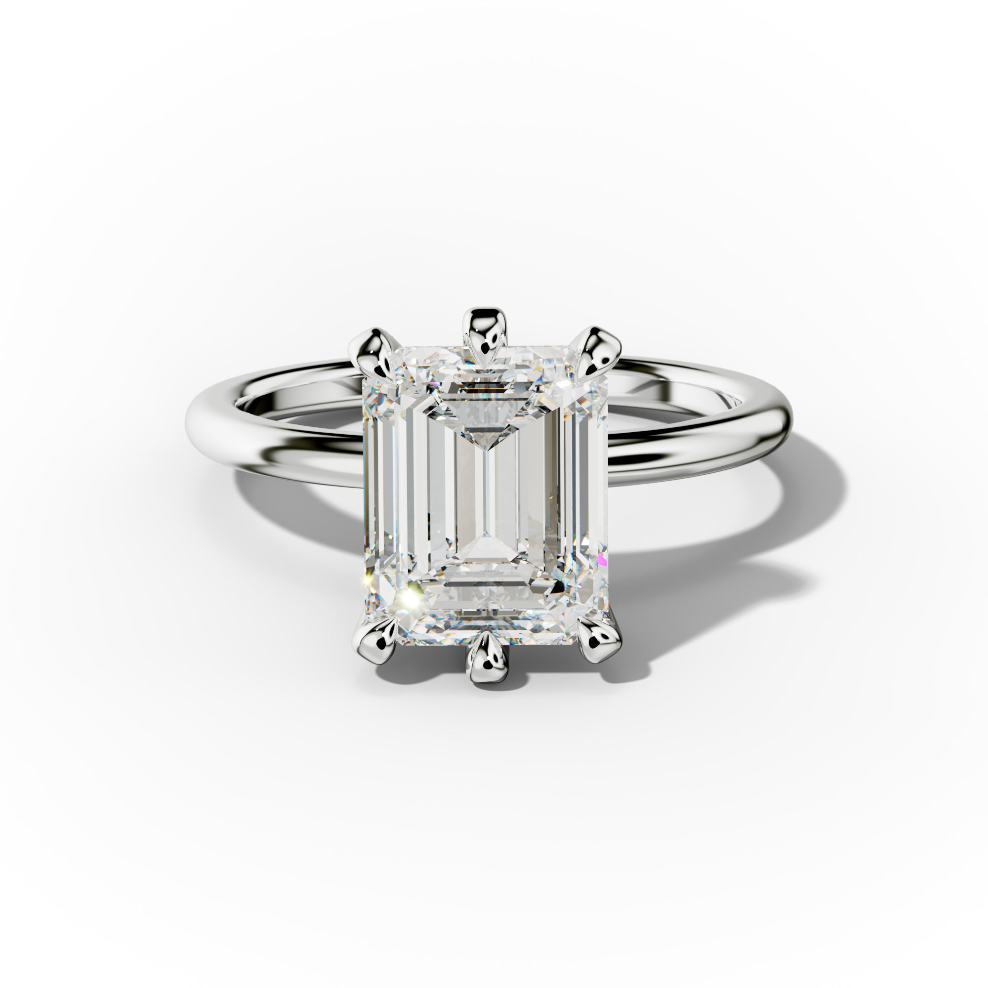Zoey Emerald Cut Engagement Ring