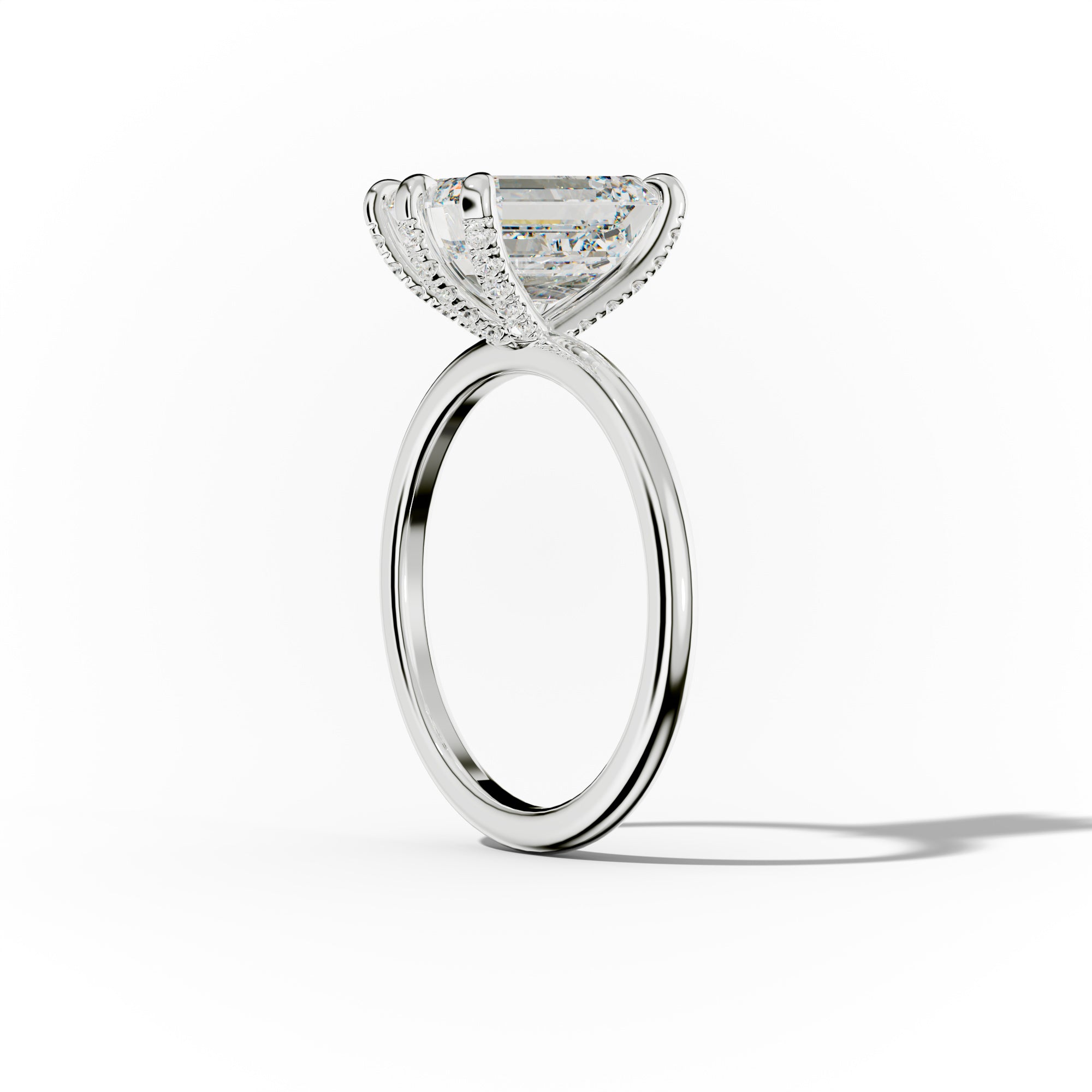 Zoey Emerald Cut Engagement Ring