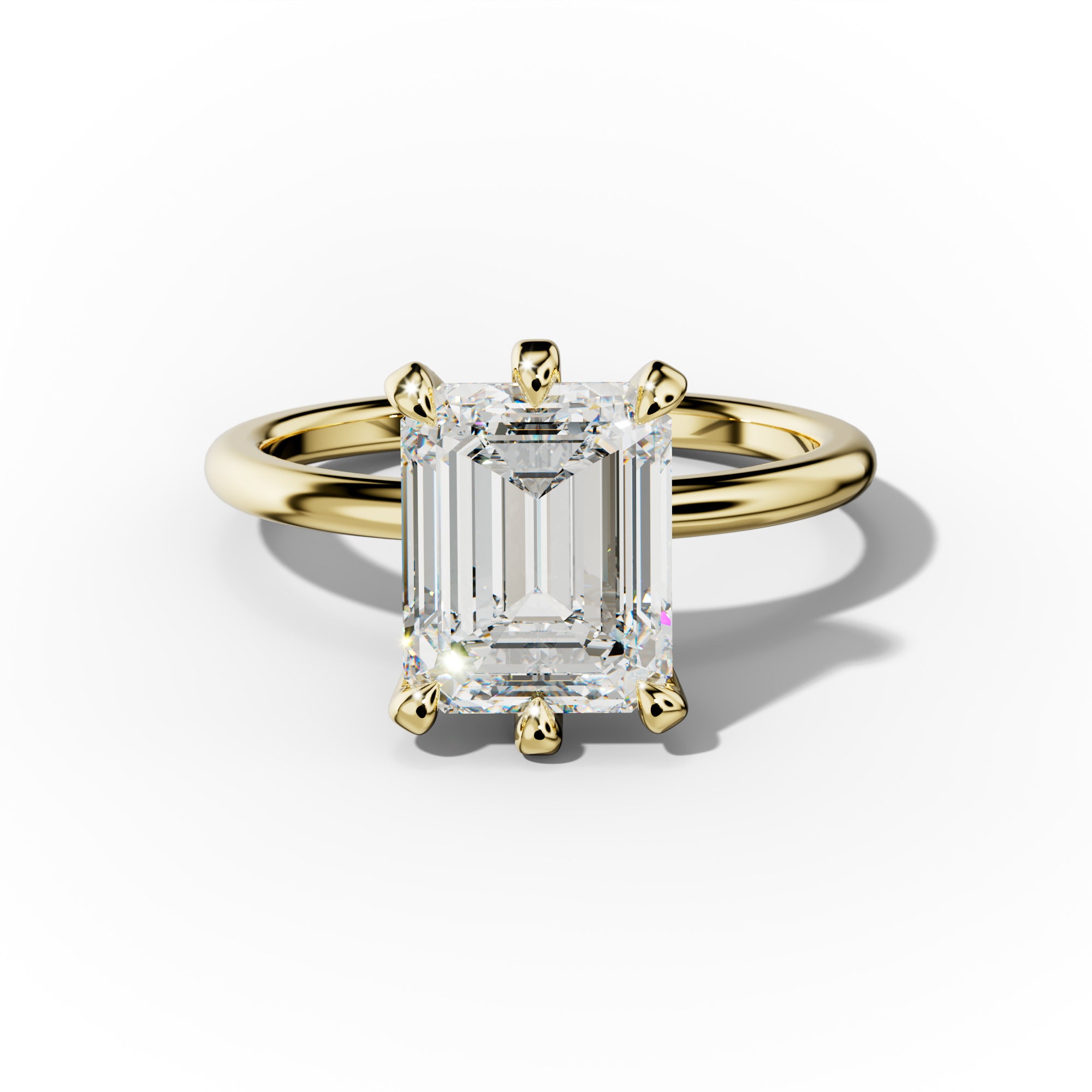 Zoey Emerald Cut Engagement Ring