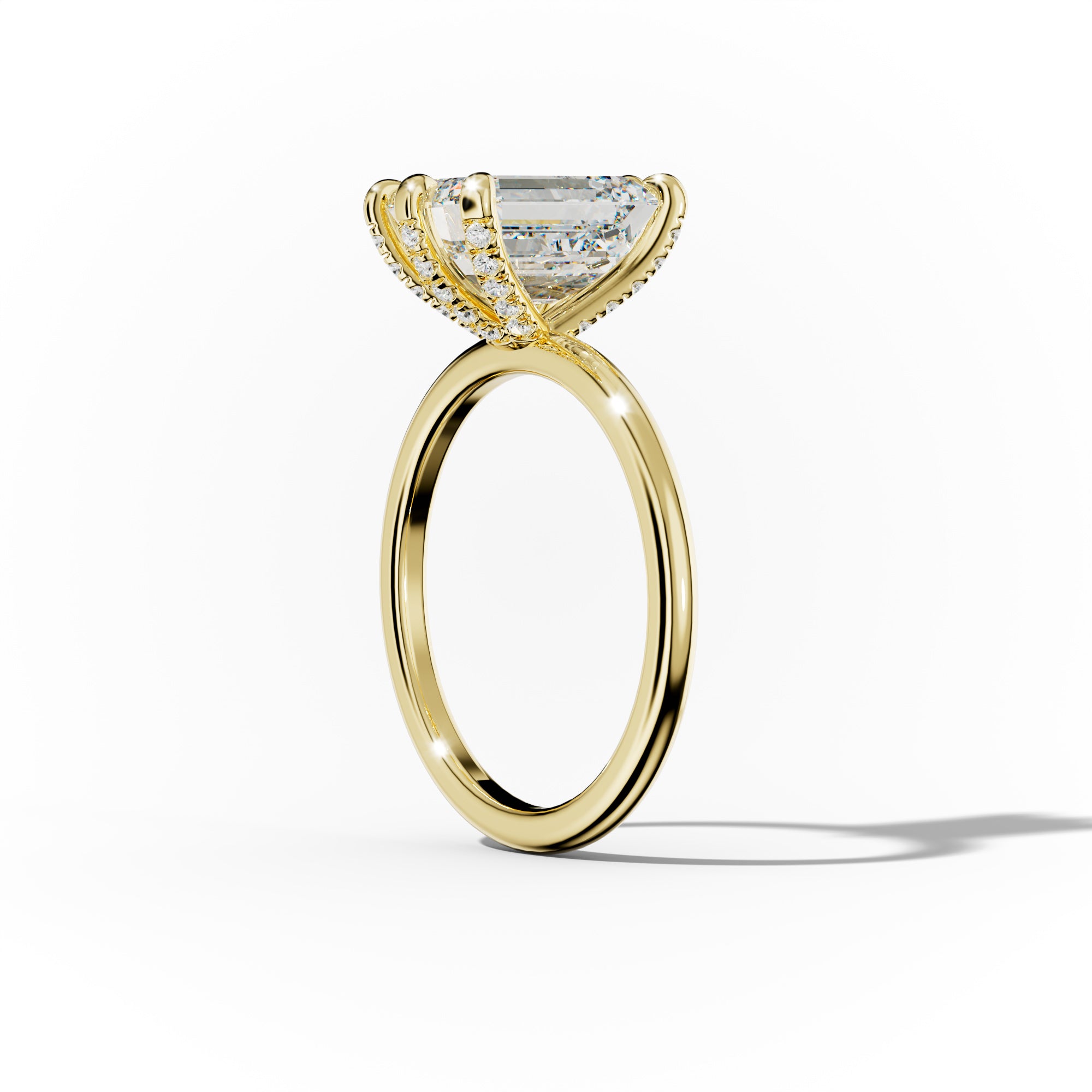 Zoey Emerald Cut Engagement Ring