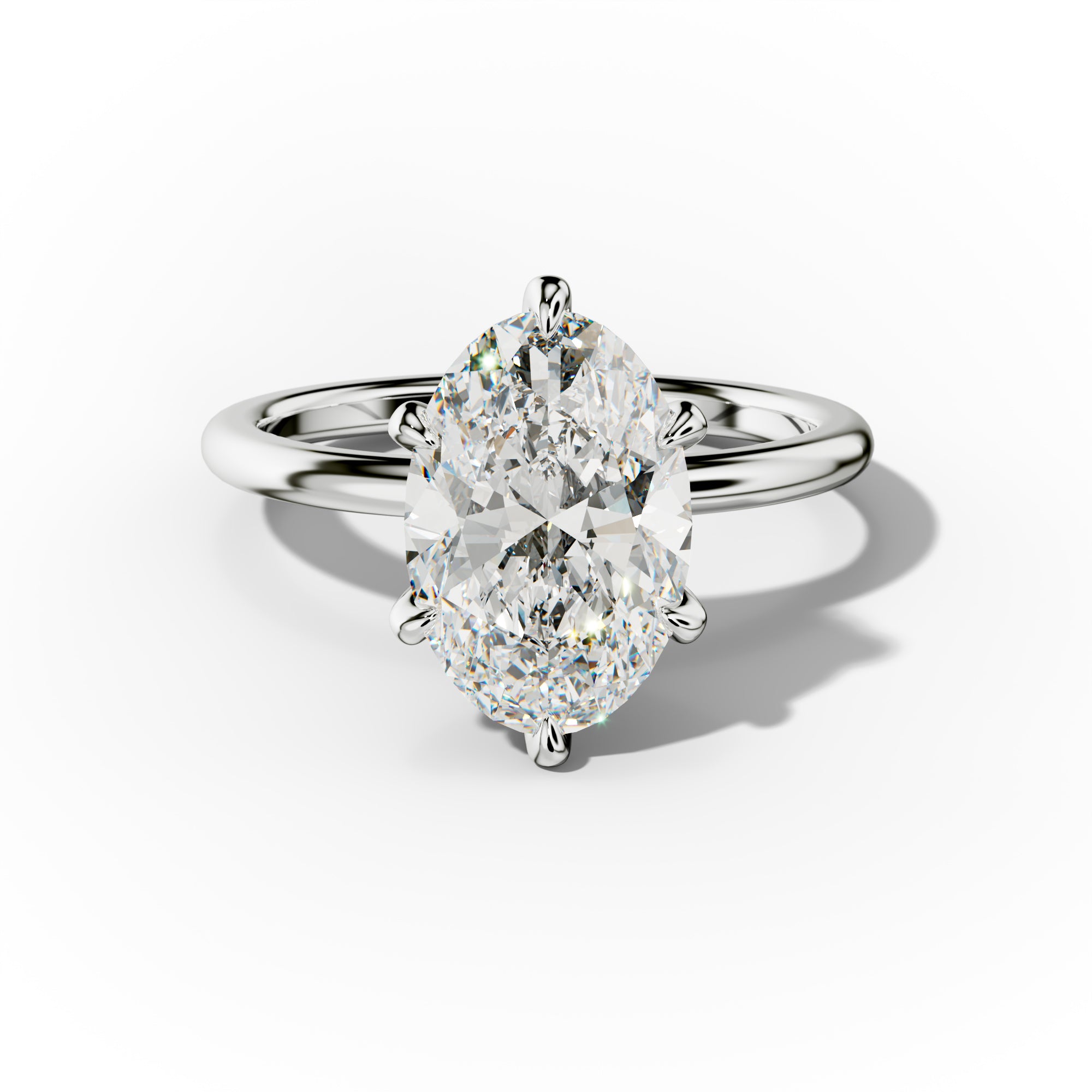 Zoey Oval Cut Diamond Engagement Ring