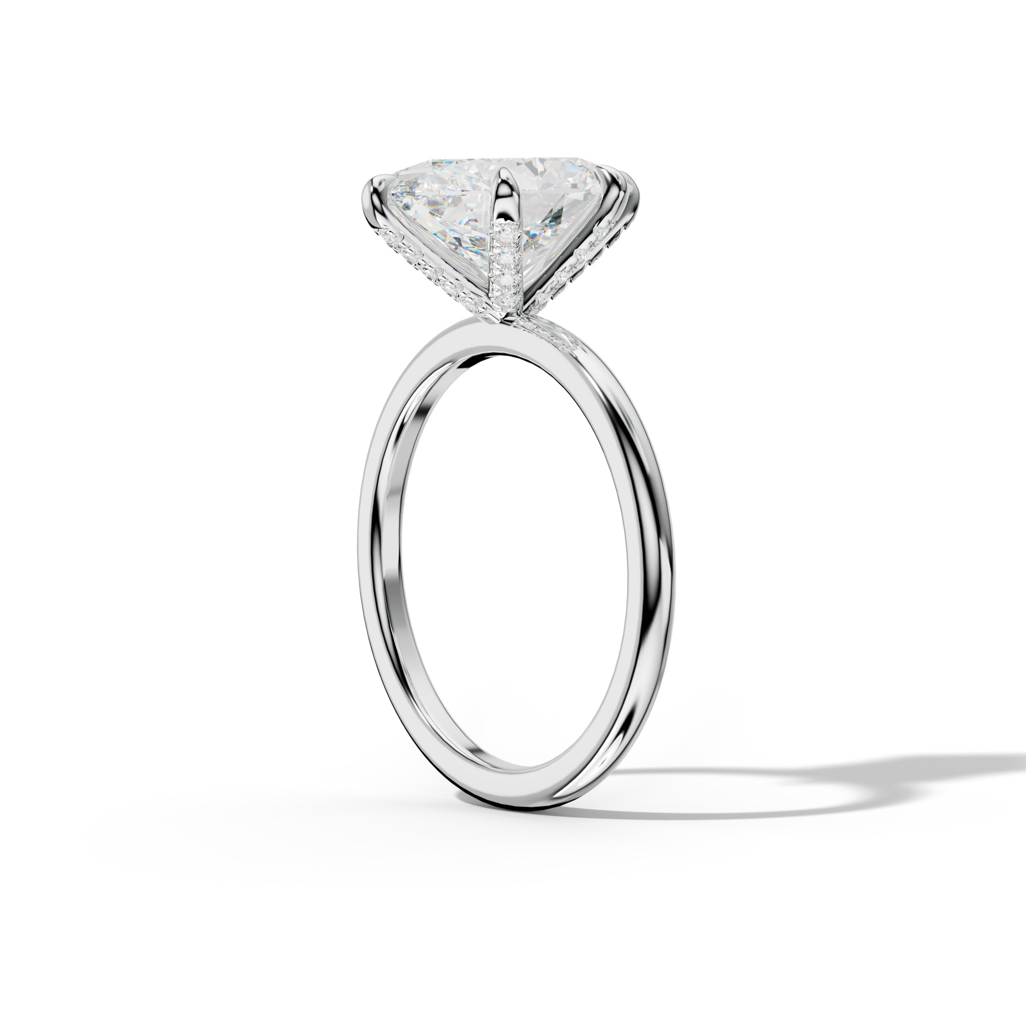 Zoey Oval Cut Diamond Engagement Ring