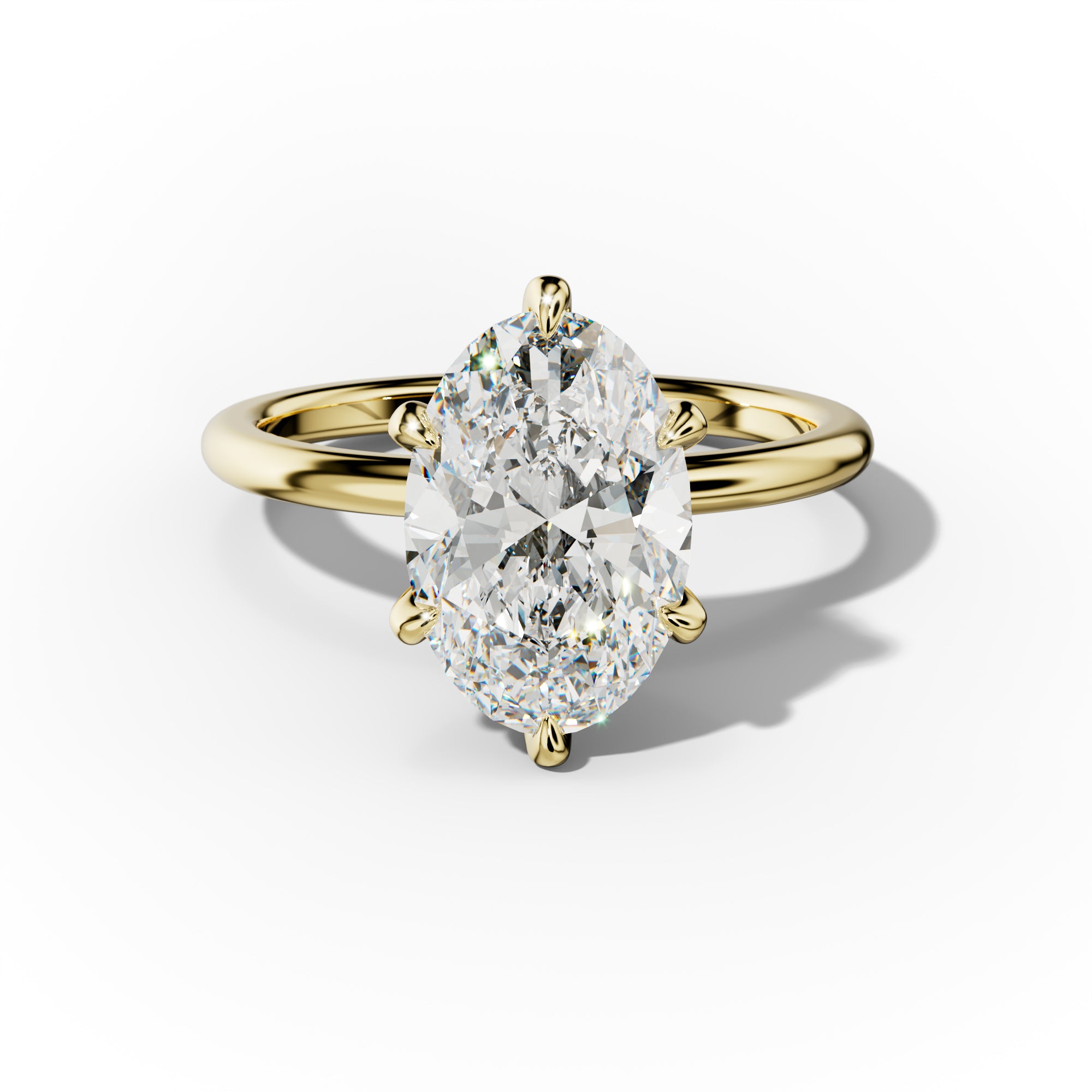 Zoey Oval Cut Diamond Engagement Ring