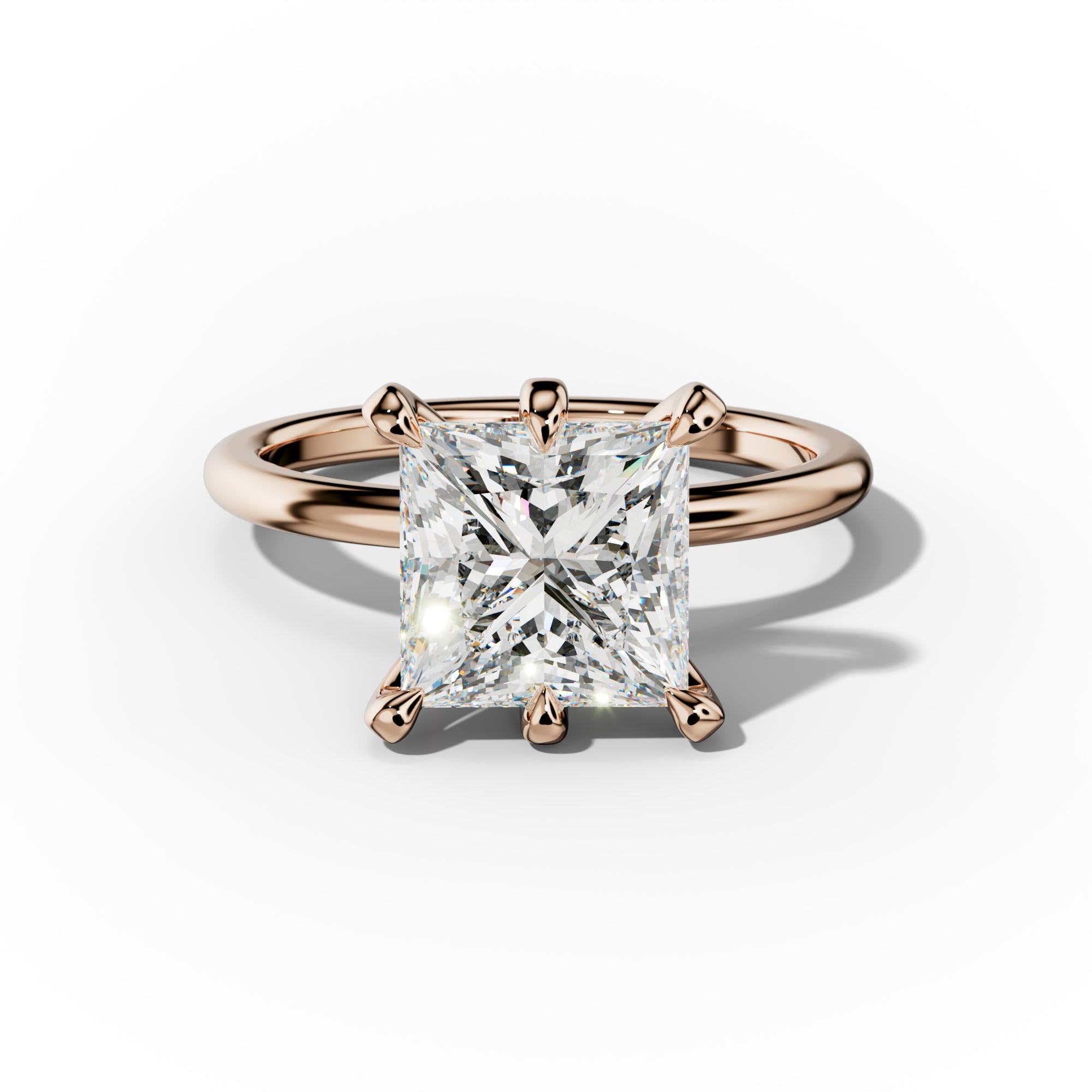 Zoey Princess Cut Engagement Ring