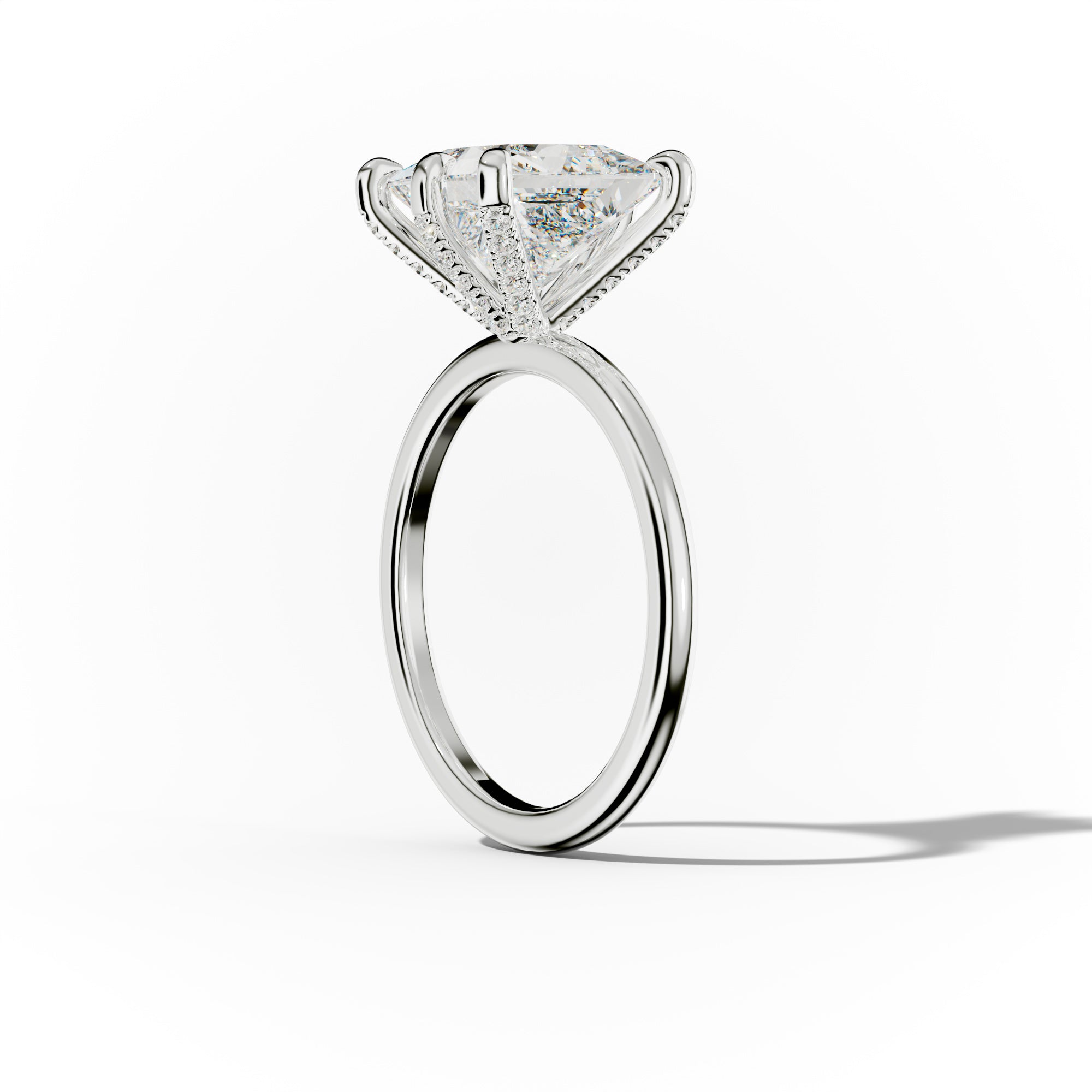 Zoey Princess Cut Engagement Ring