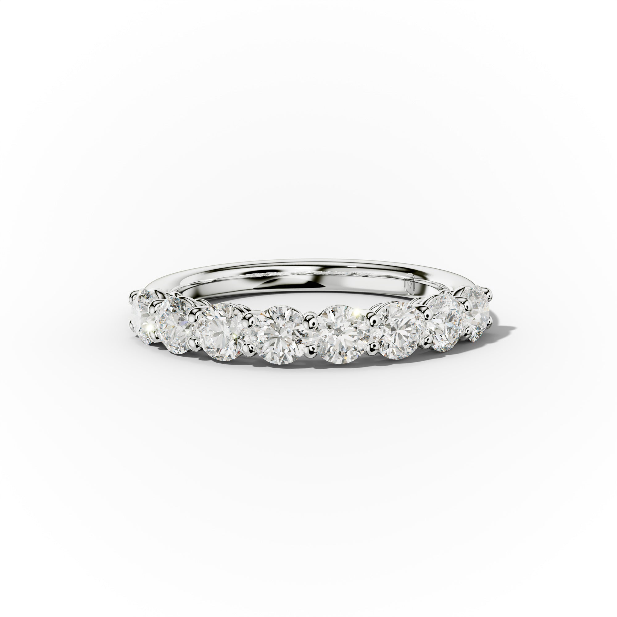 1.0 Carat Round Diamond Anniversary Band