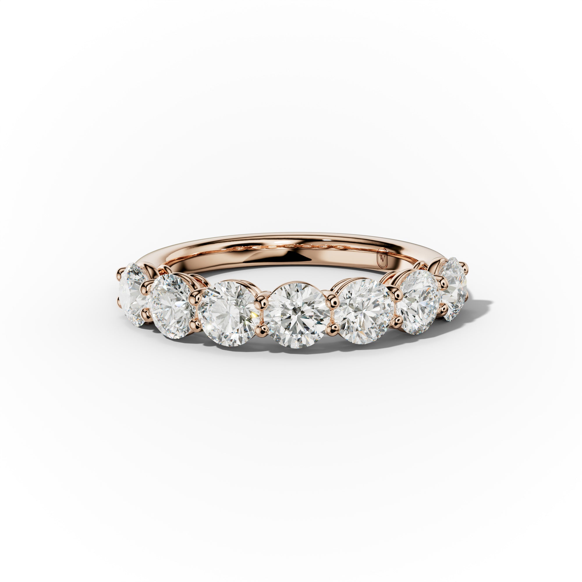 2.0 Carat Round Diamond Anniversary Band