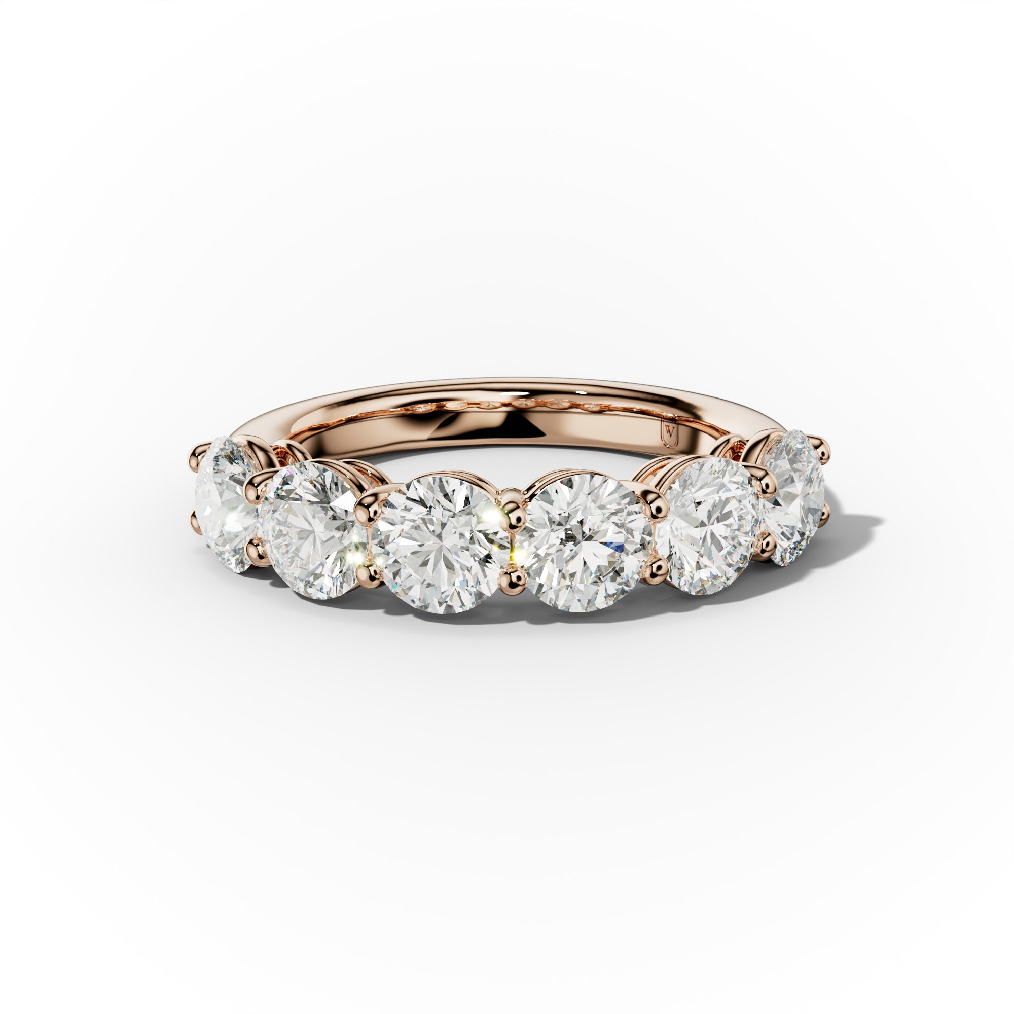 3.0 Carat Round Diamond Anniversary Ring