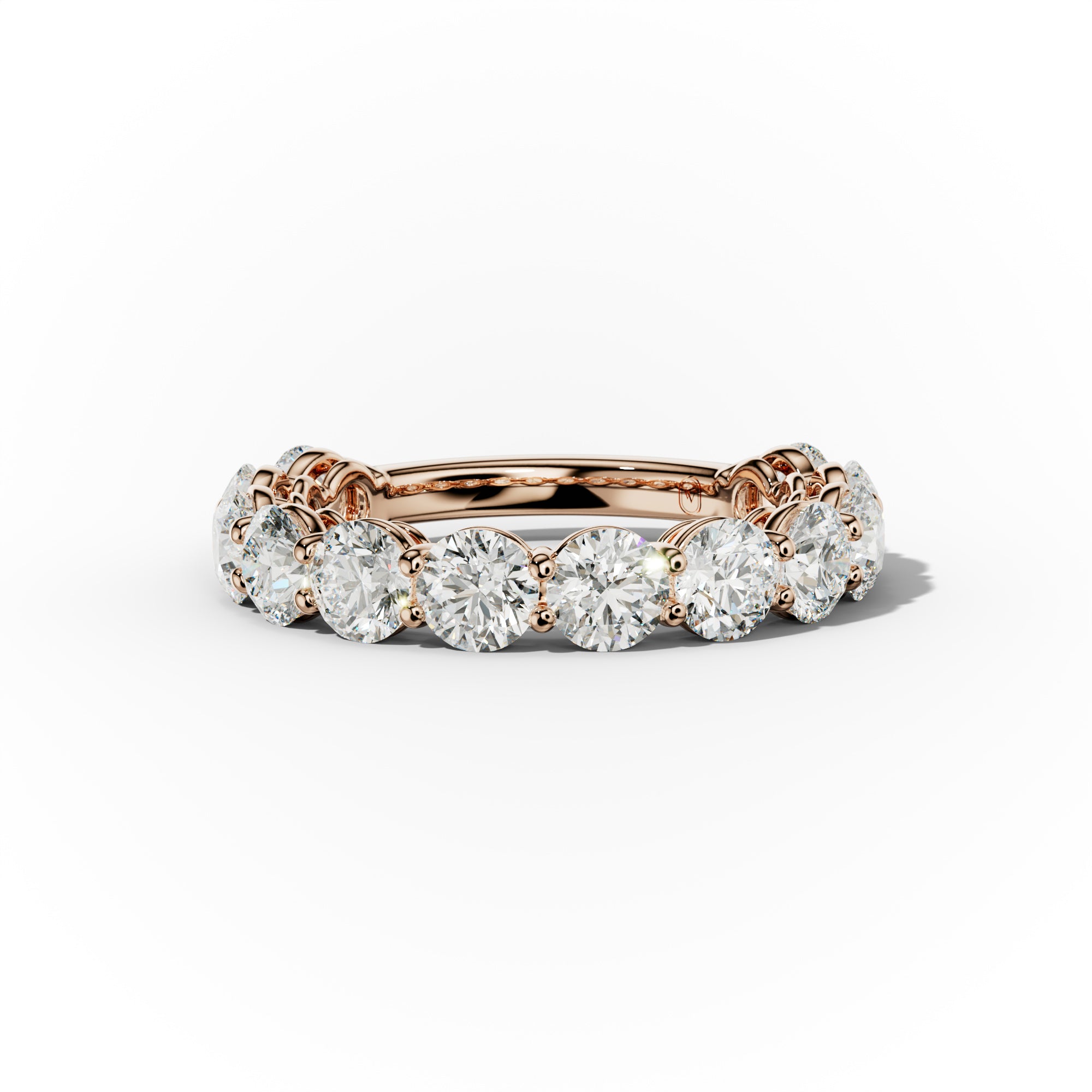 3.0 Carat Round Diamond Anniversary Band