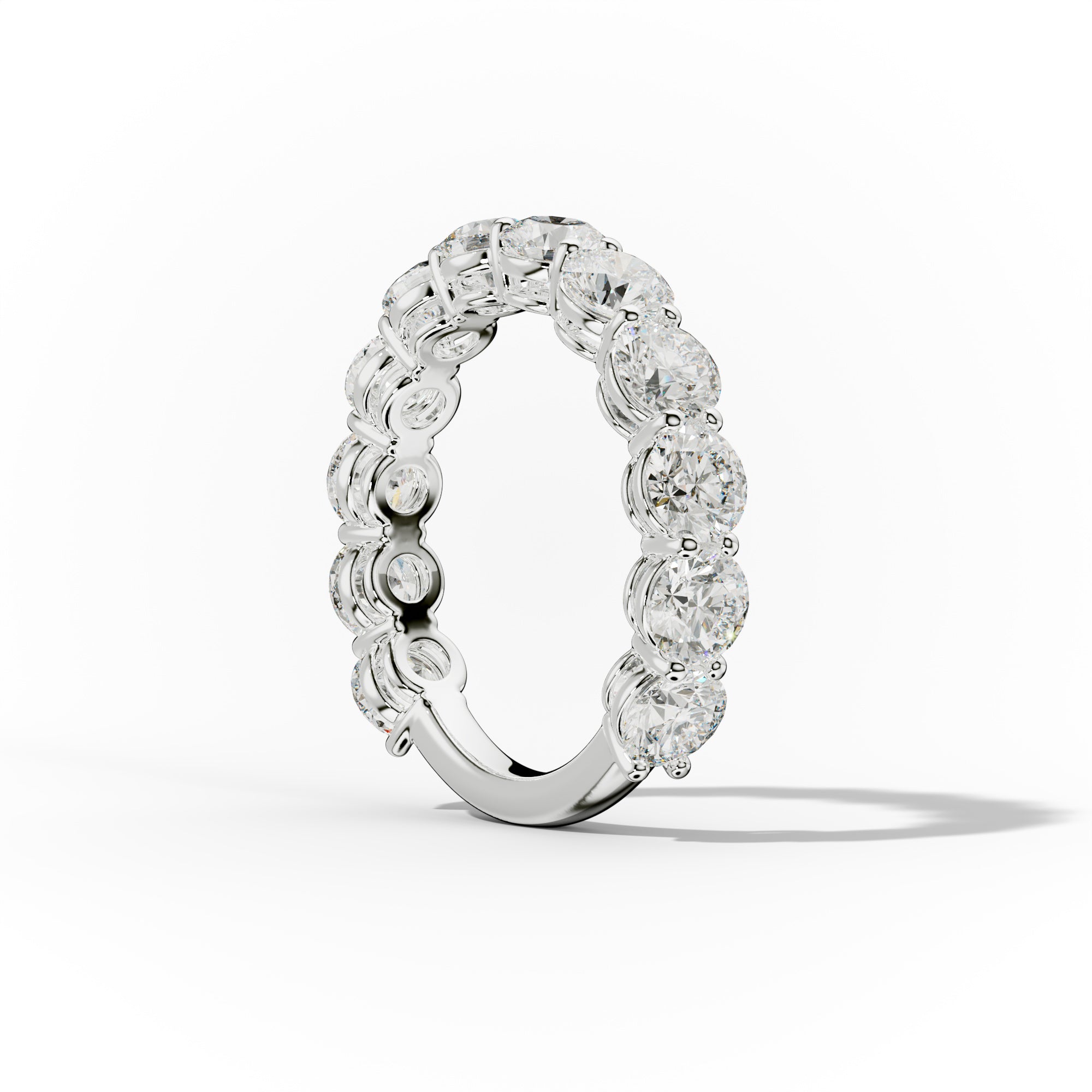 3.0 Carat Round Diamond Anniversary Band