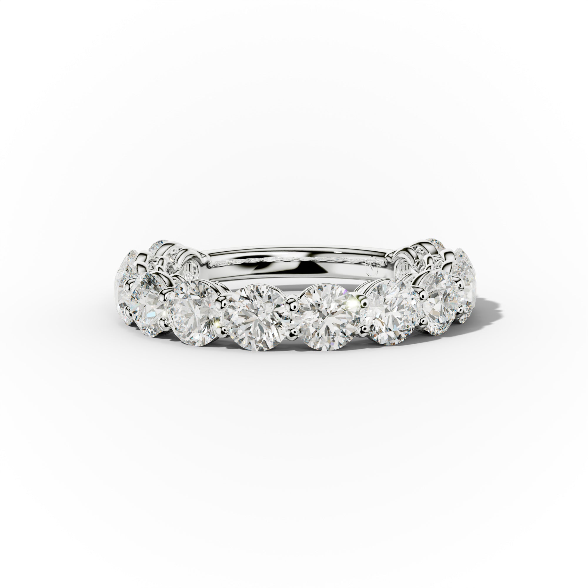 3.0 Carat Round Diamond Anniversary Band
