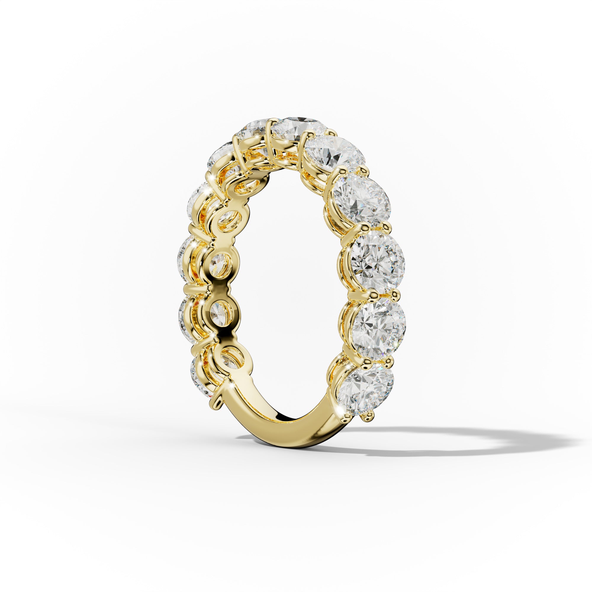 3.0 Carat Round Diamond Anniversary Band