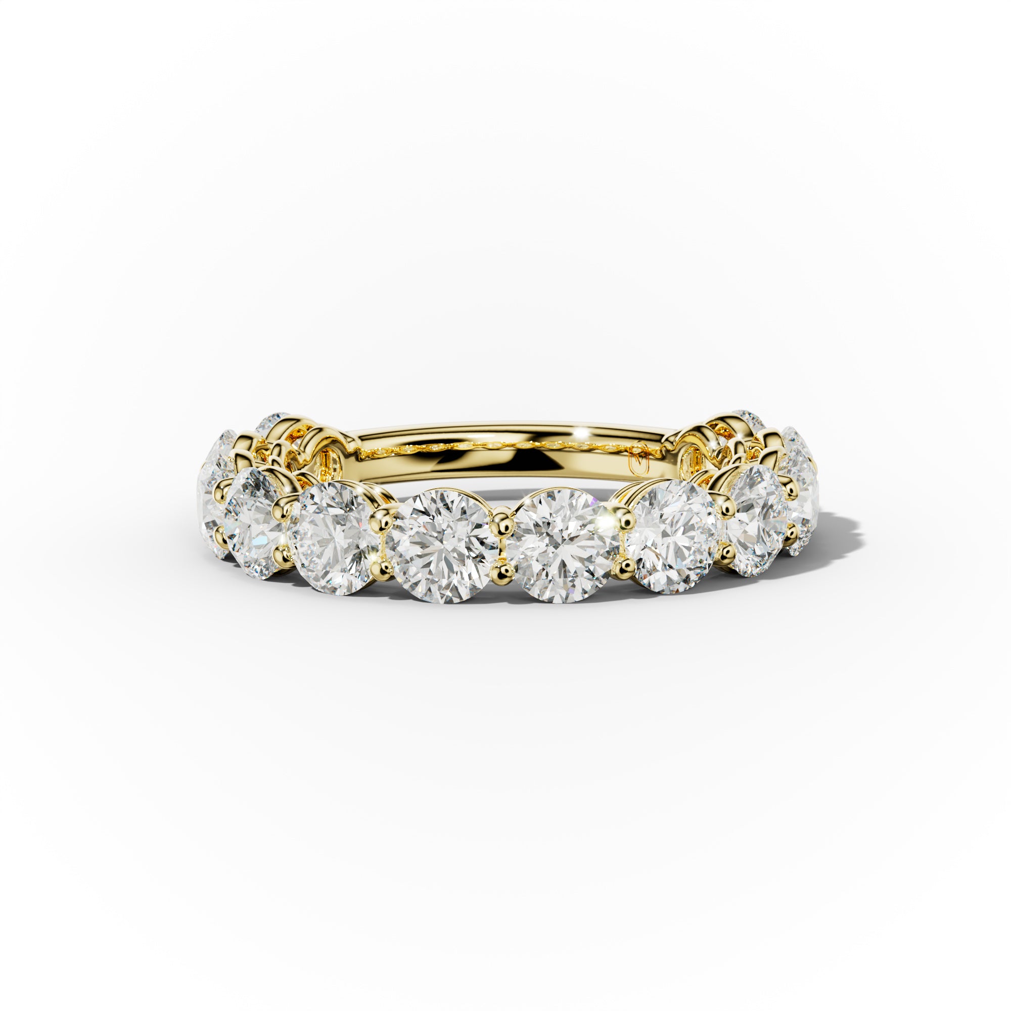 3.0 Carat Round Diamond Anniversary Band