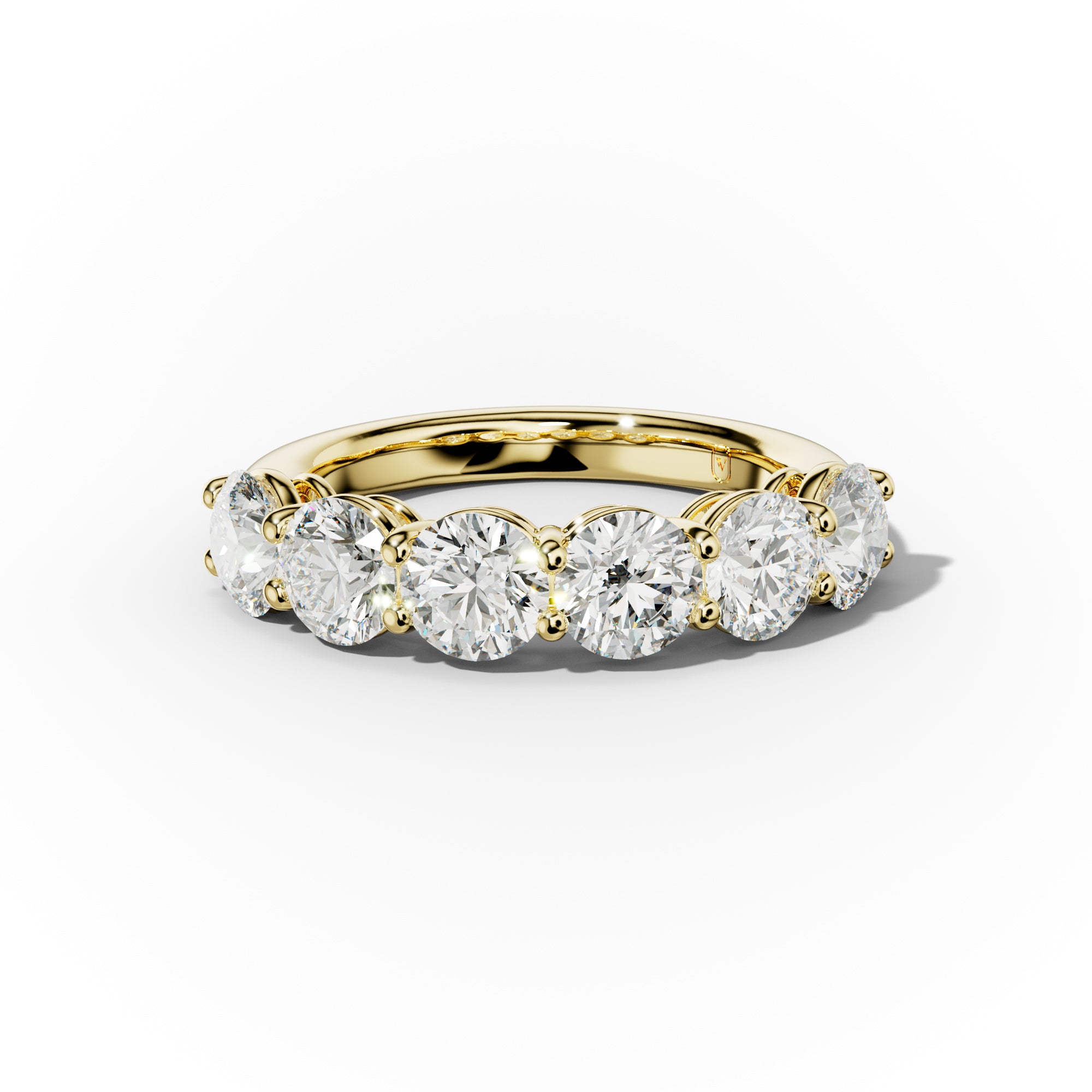 3.0 Carat Round Diamond Anniversary Ring