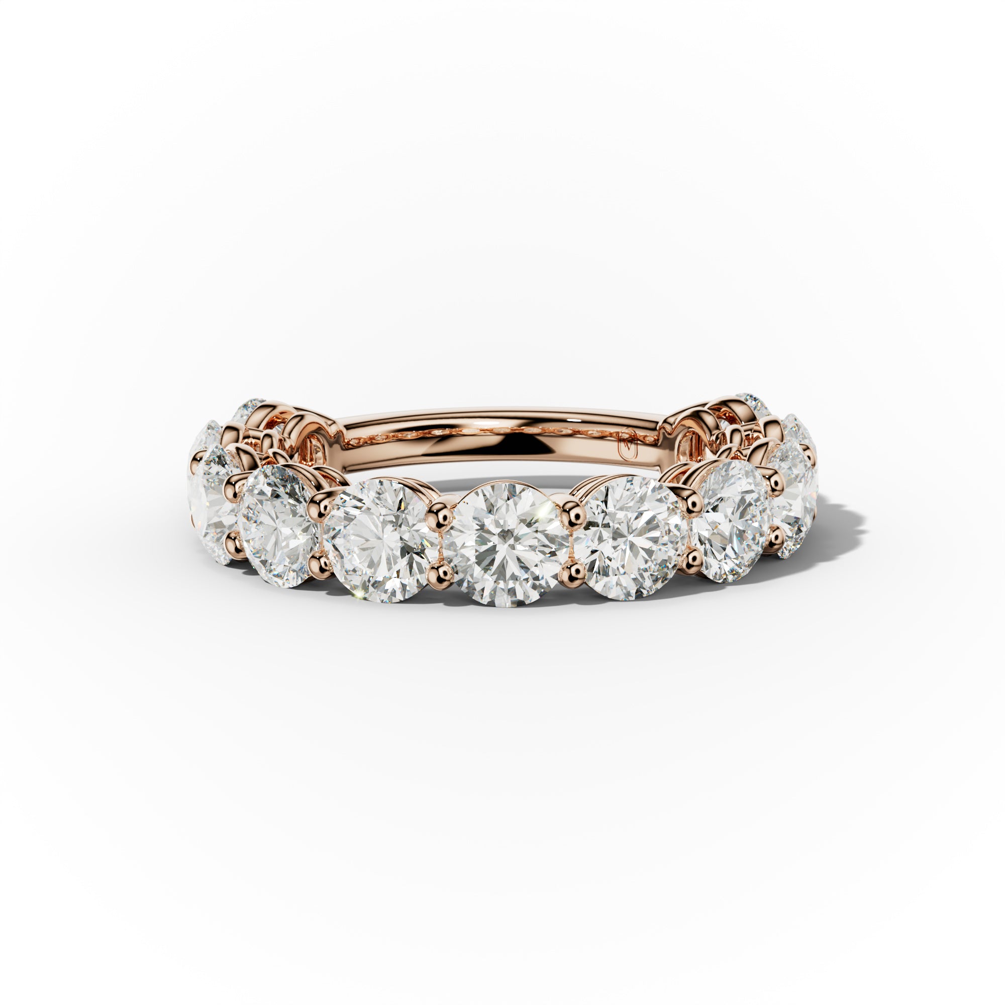 4.0 Carat Round Diamond Anniversary Band