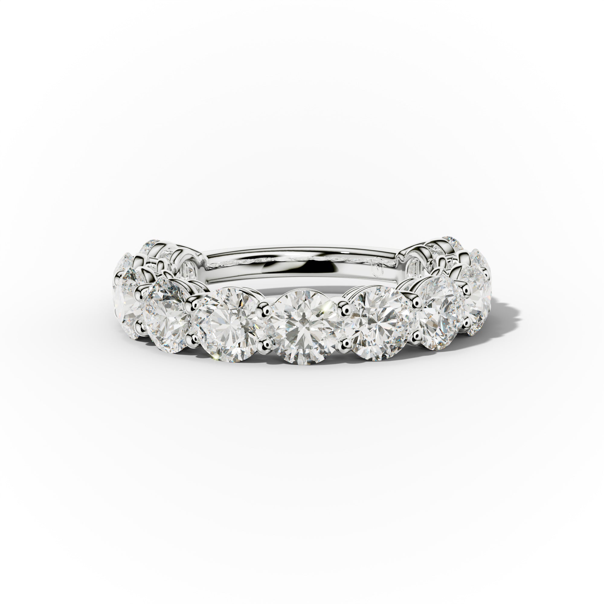 4.0 Carat Round Diamond Anniversary Band