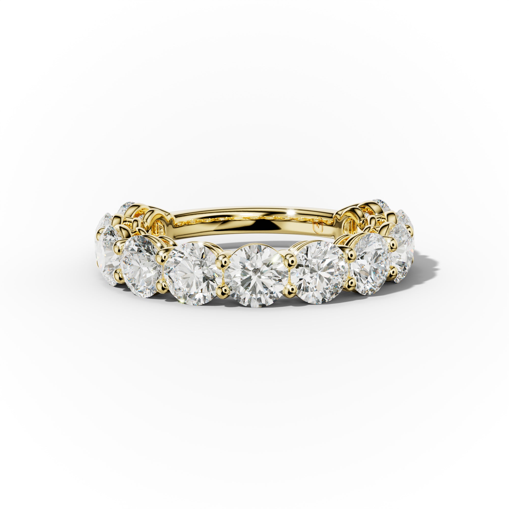 4.0 Carat Round Diamond Anniversary Band