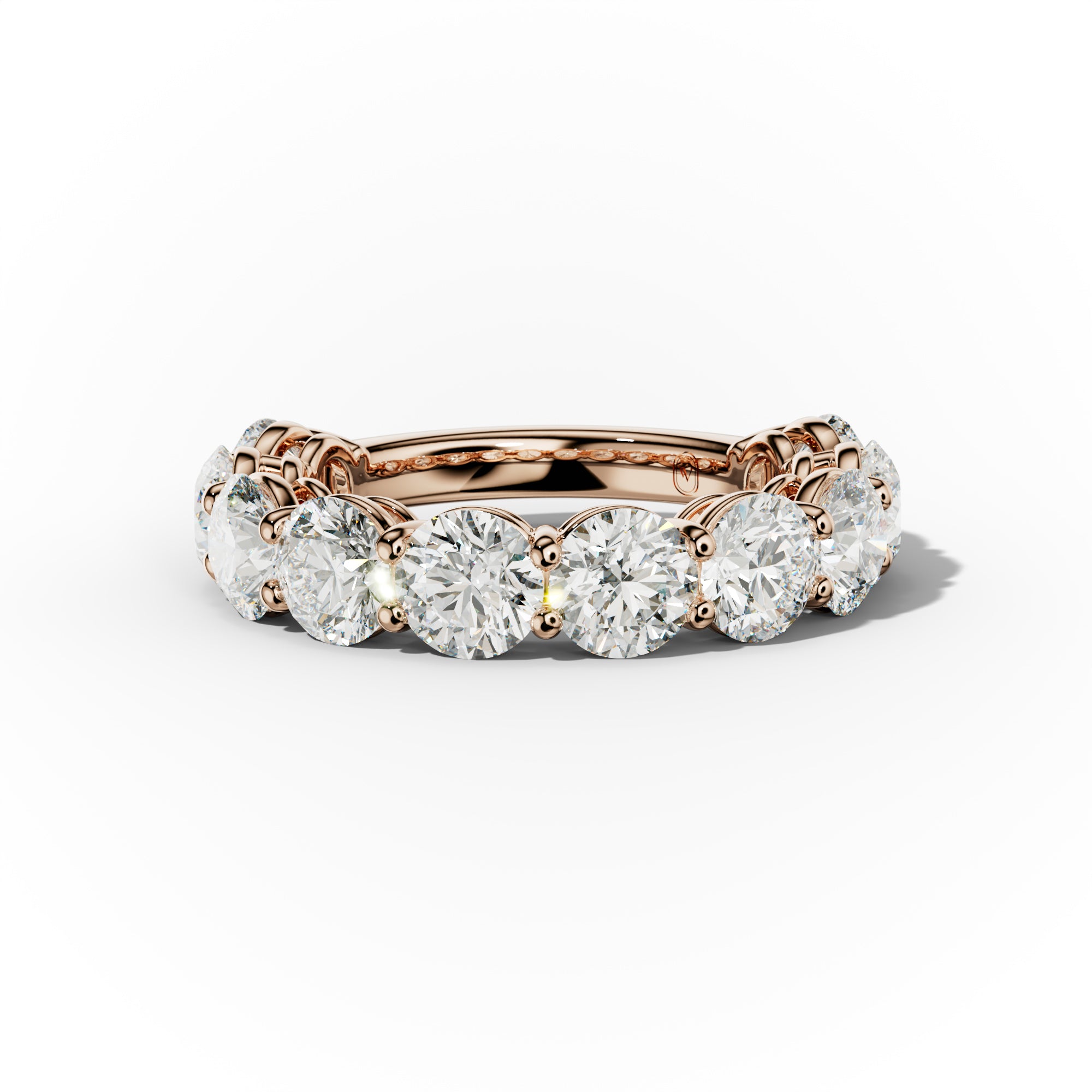 5.0 Carat Round Diamond Anniversary Band