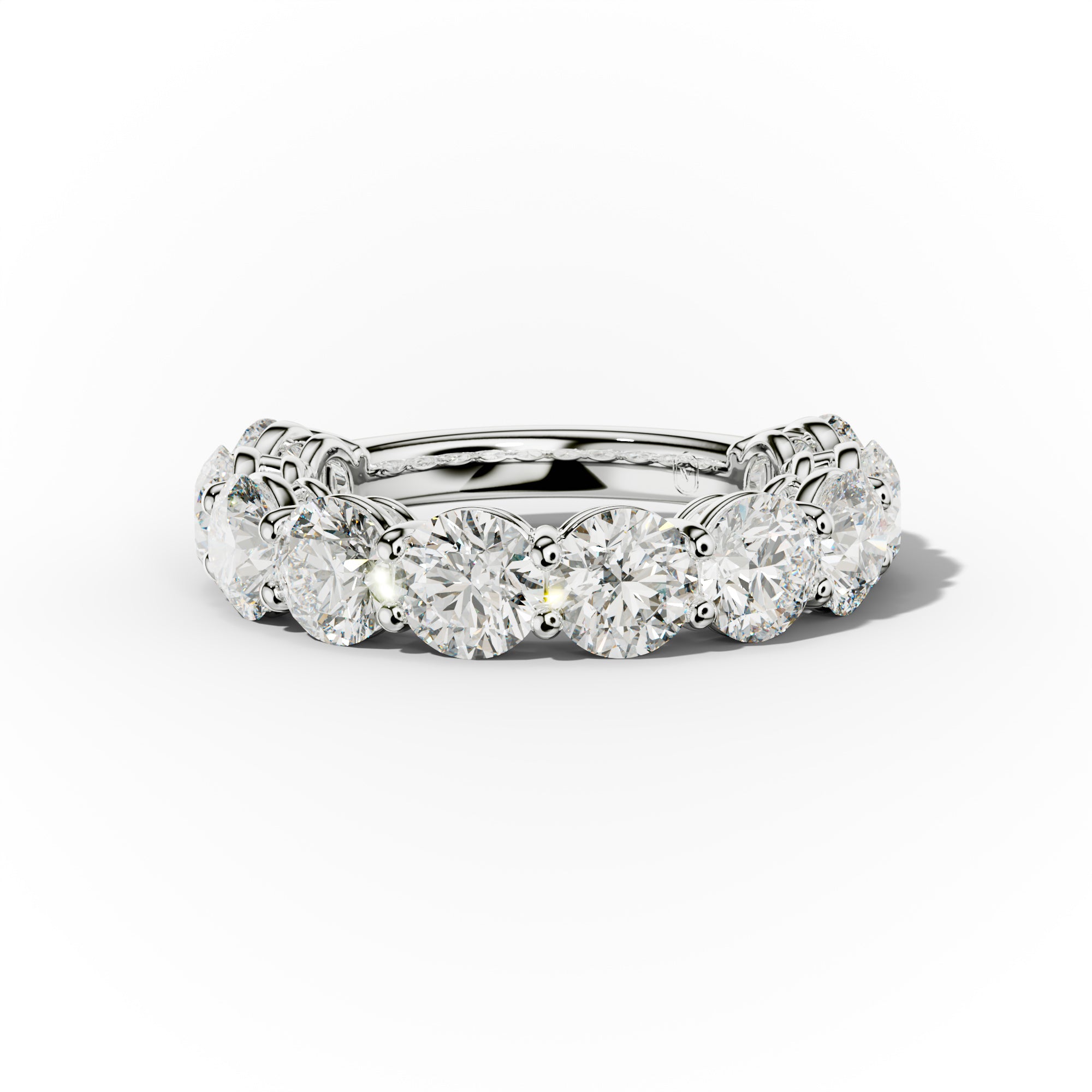 5.0 Carat Round Diamond Anniversary Band