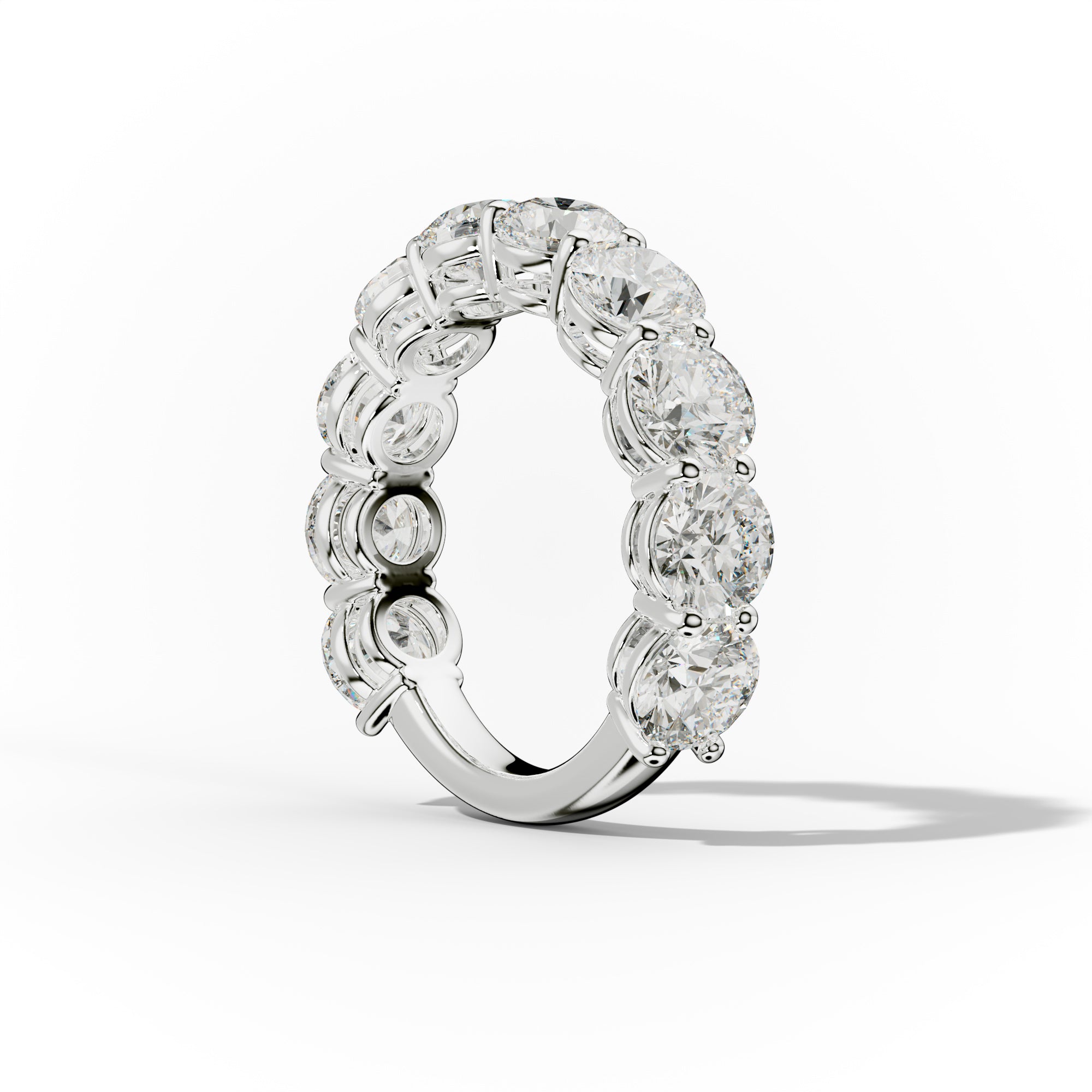 5.0 Carat Round Diamond Anniversary Band