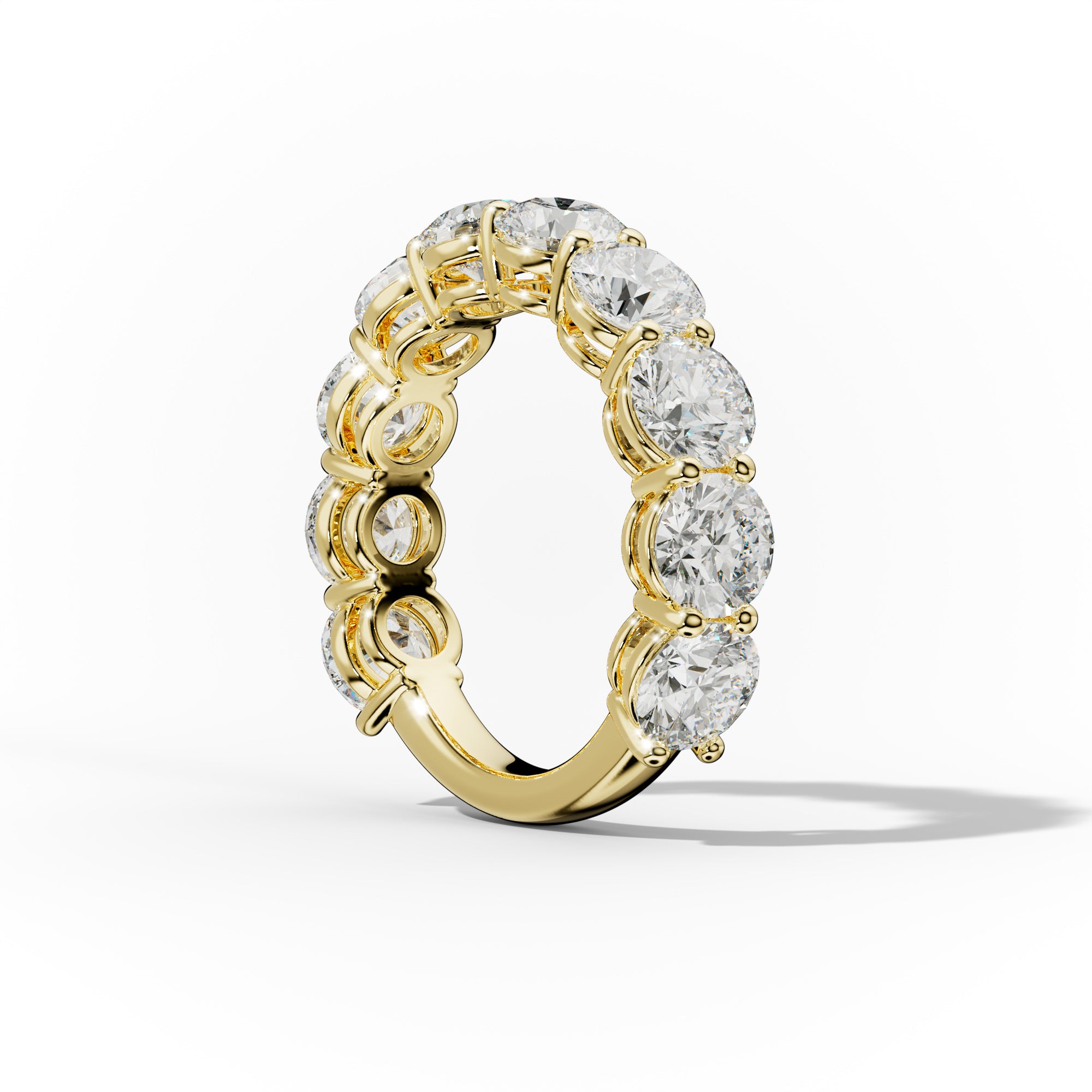 5.0 Carat Round Diamond Anniversary Band