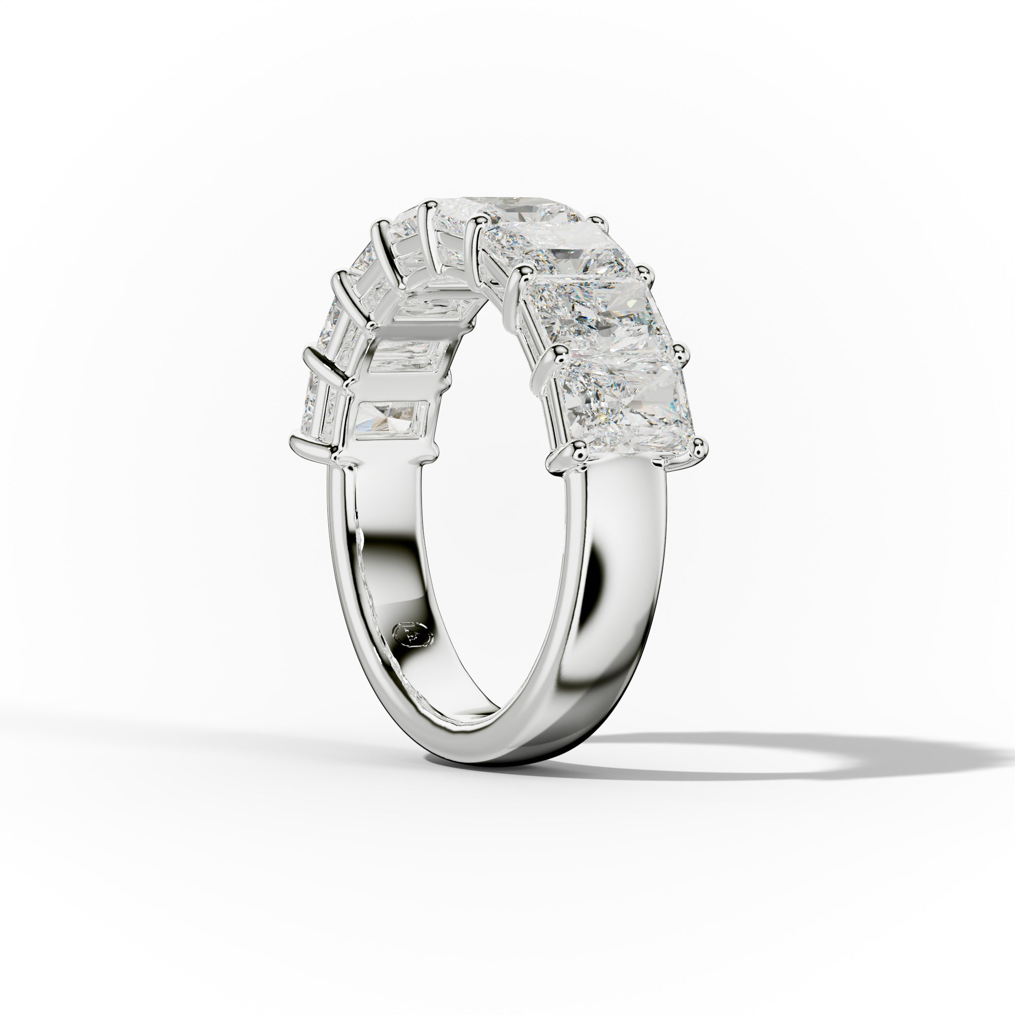 4.0 Carat Radiant Diamond Anniversary Band