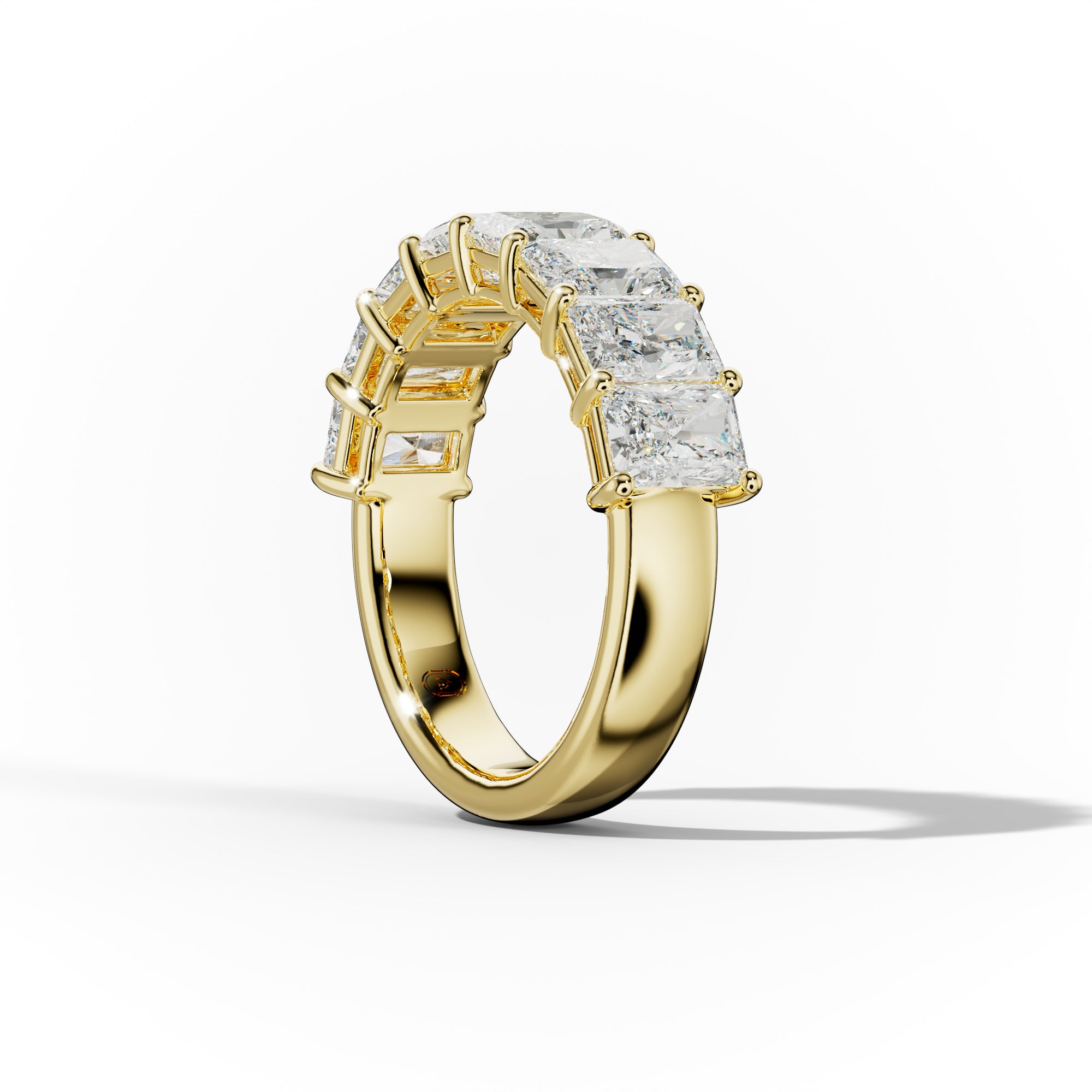 4.0 Carat Radiant Diamond Anniversary Band