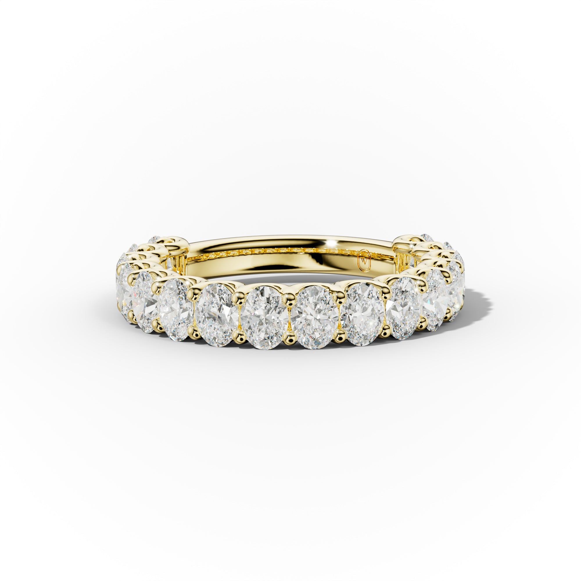 2.0 Carat Oval Diamond Anniversary Band