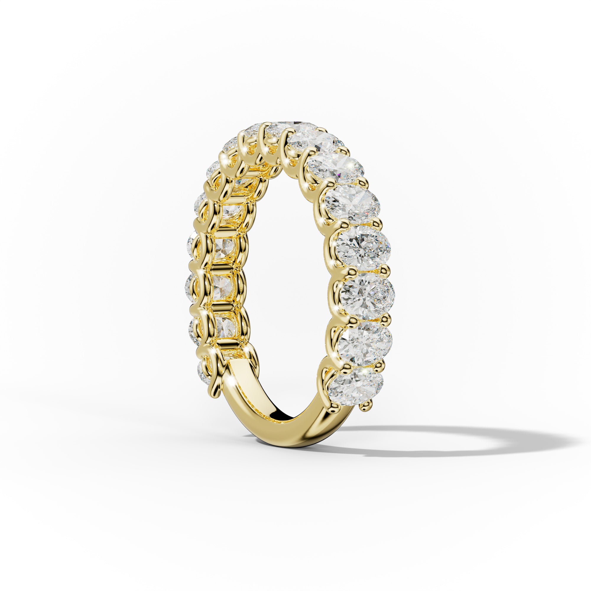 2.0 Carat Oval Diamond Anniversary Band