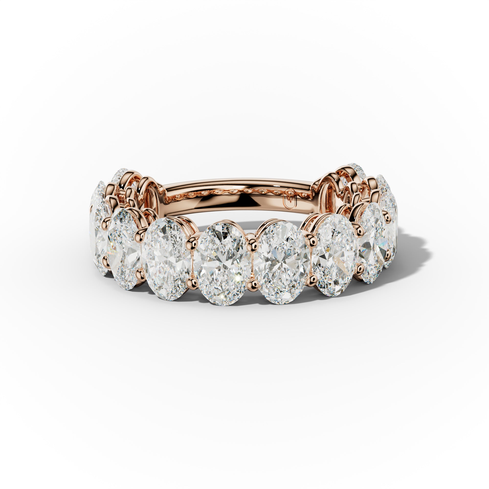 6.0 Carat Oval Diamond Anniversary Band