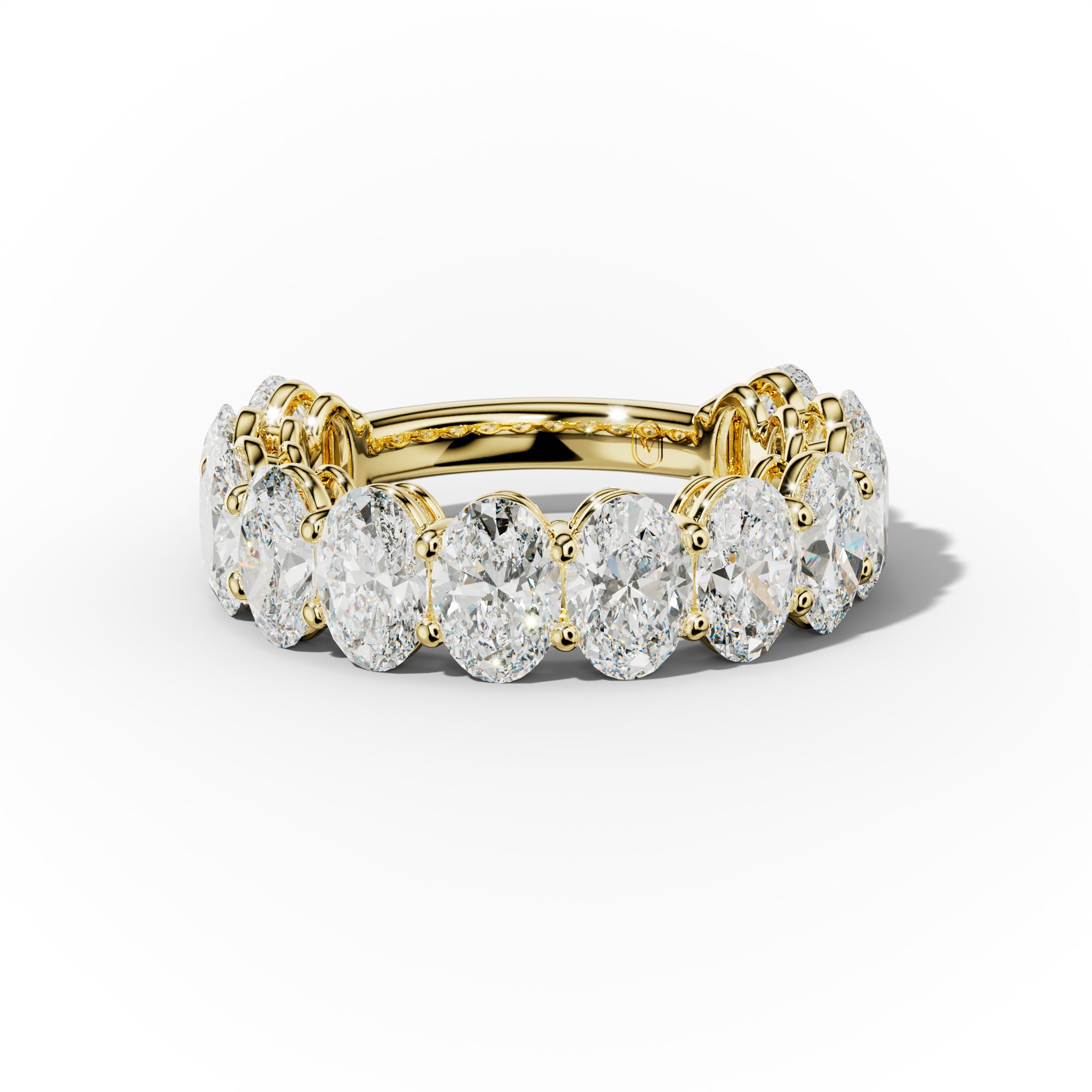 6.0 Carat Oval Diamond Anniversary Band