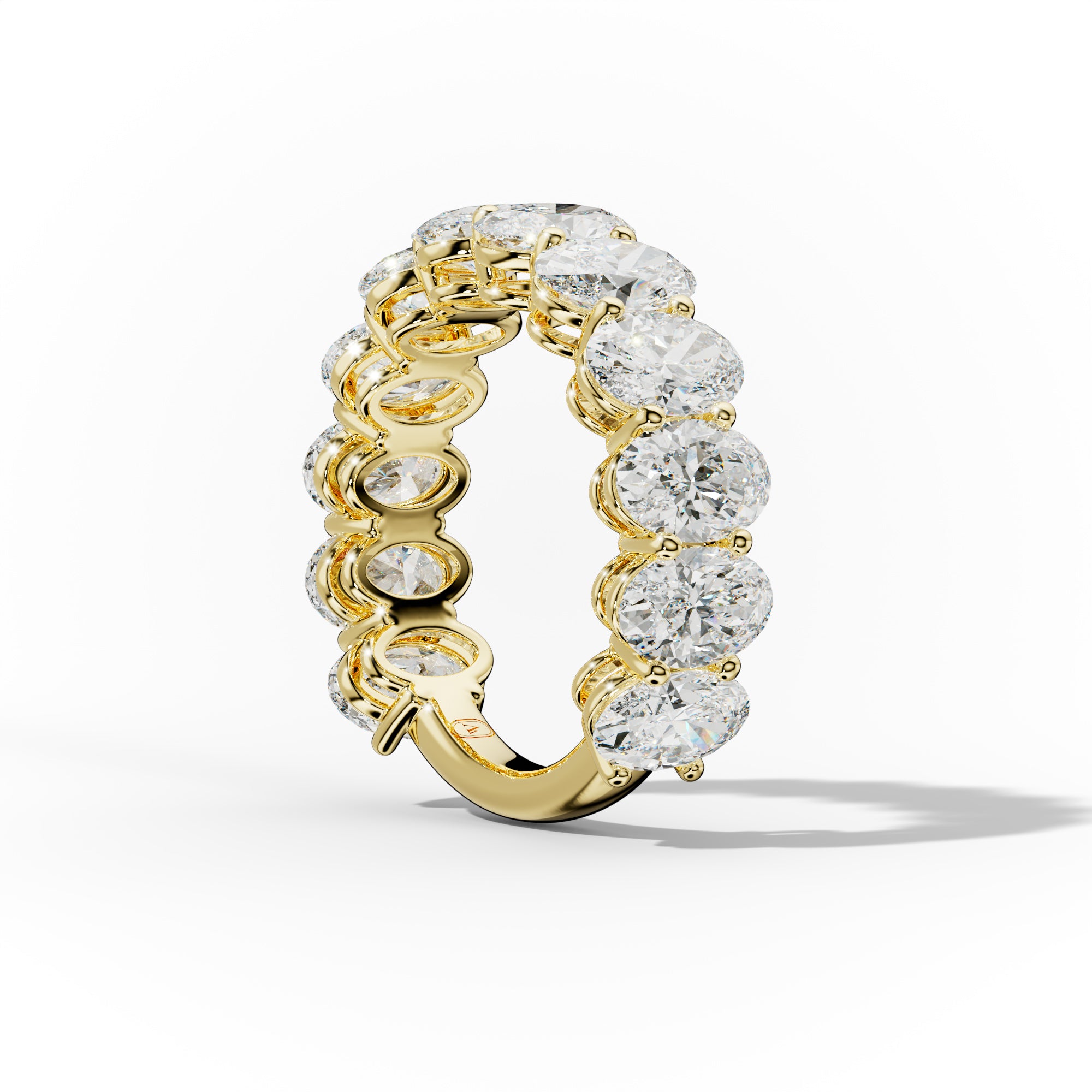 6.0 Carat Oval Diamond Anniversary Band