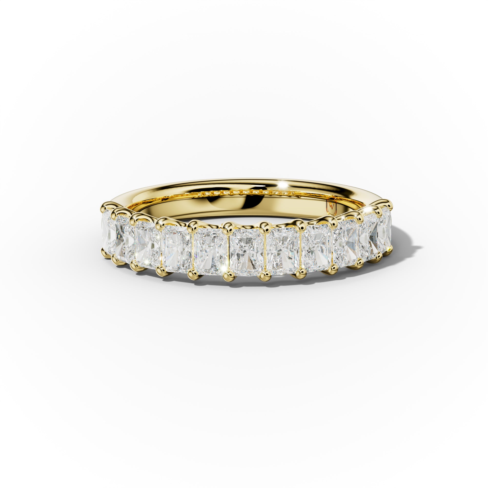 1.0 Carat Radiant Cut Diamond Anniversary Band