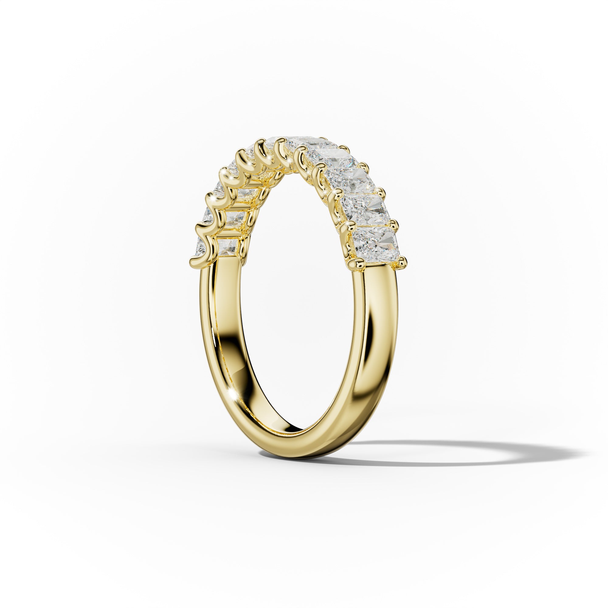 1.0 Carat Radiant Cut Diamond Anniversary Band
