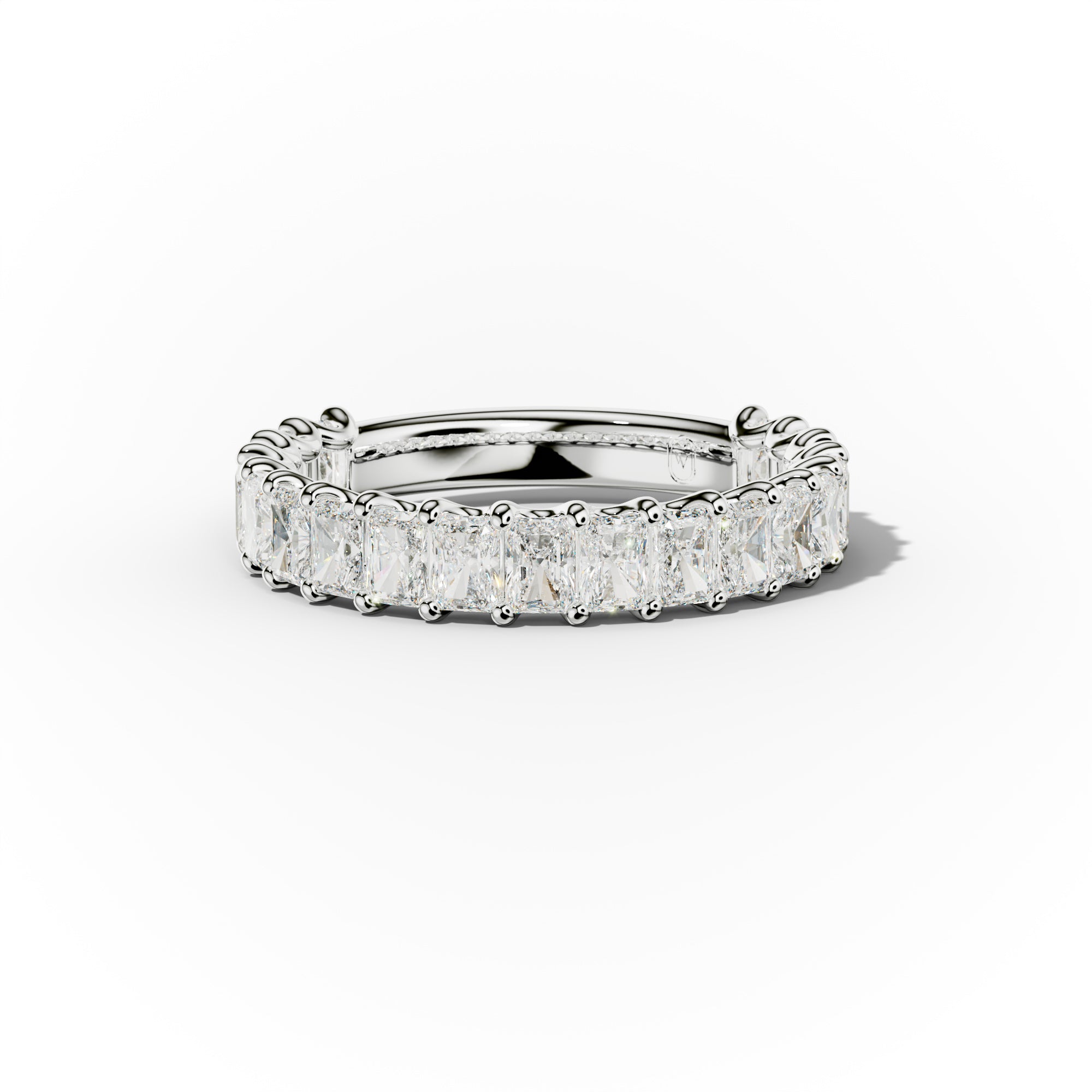 2.0 Carat Radiant Cut Diamond Anniversary Band