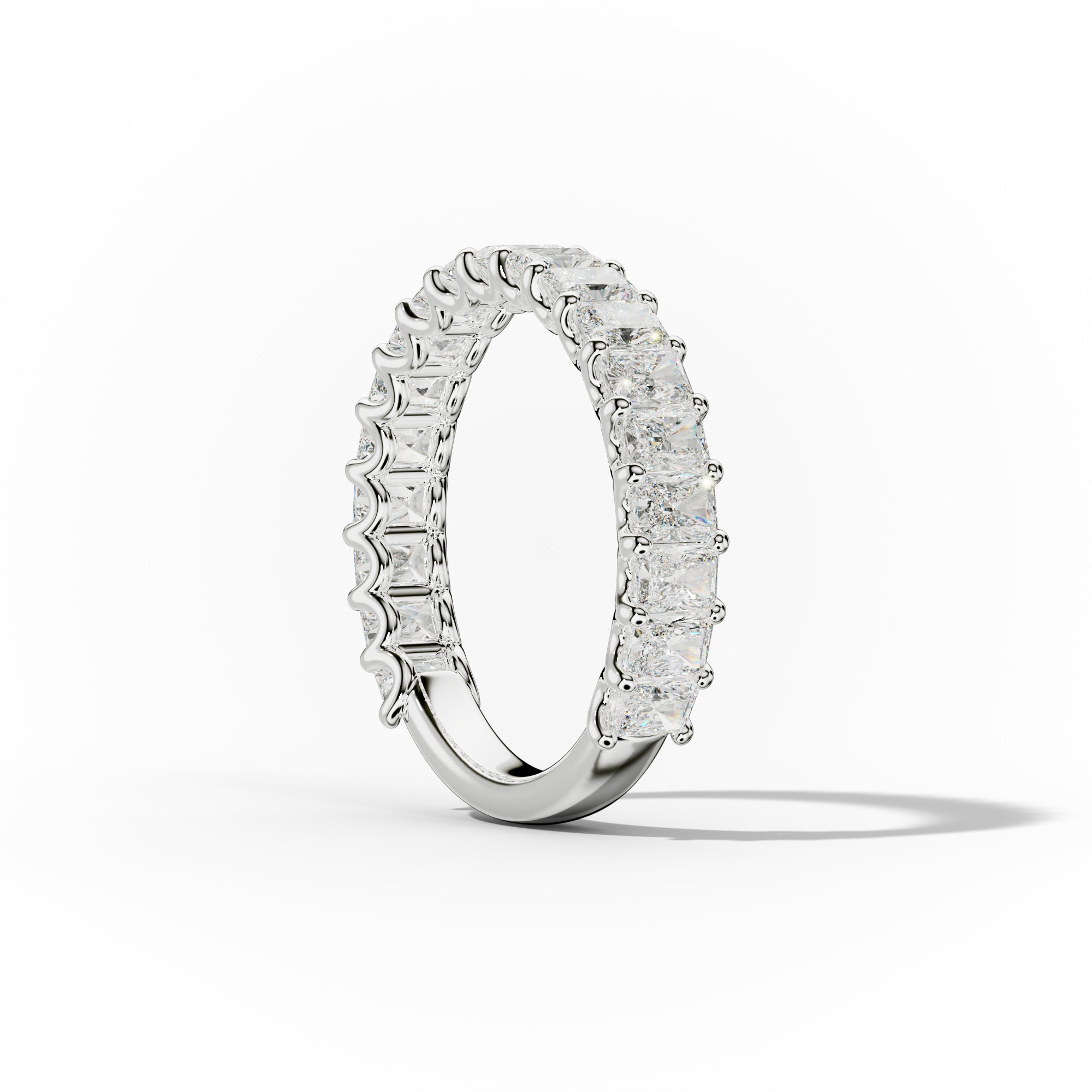 2.0 Carat Radiant Cut Diamond Anniversary Band