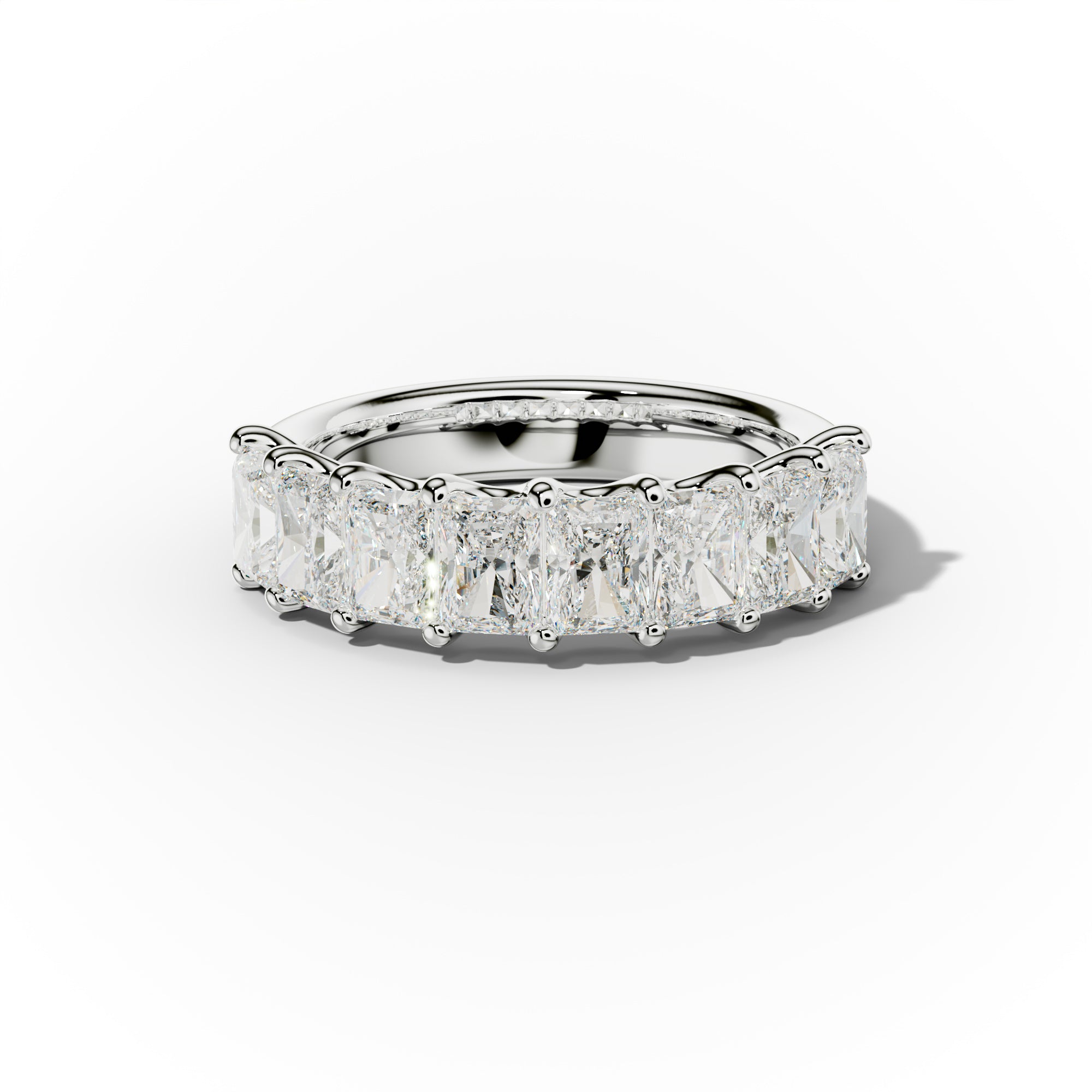 3.0 Carat Radiant Cut Diamond Anniversary Band